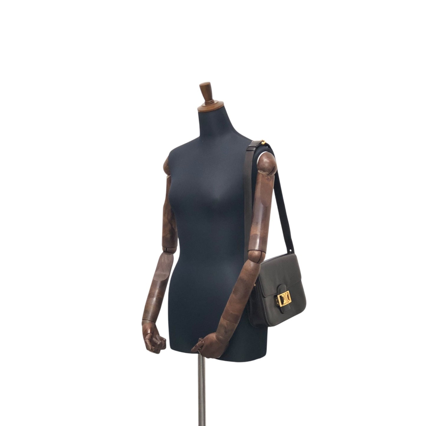 CELINE Triomphe Shoulder bag Brown Vintage xeaff4