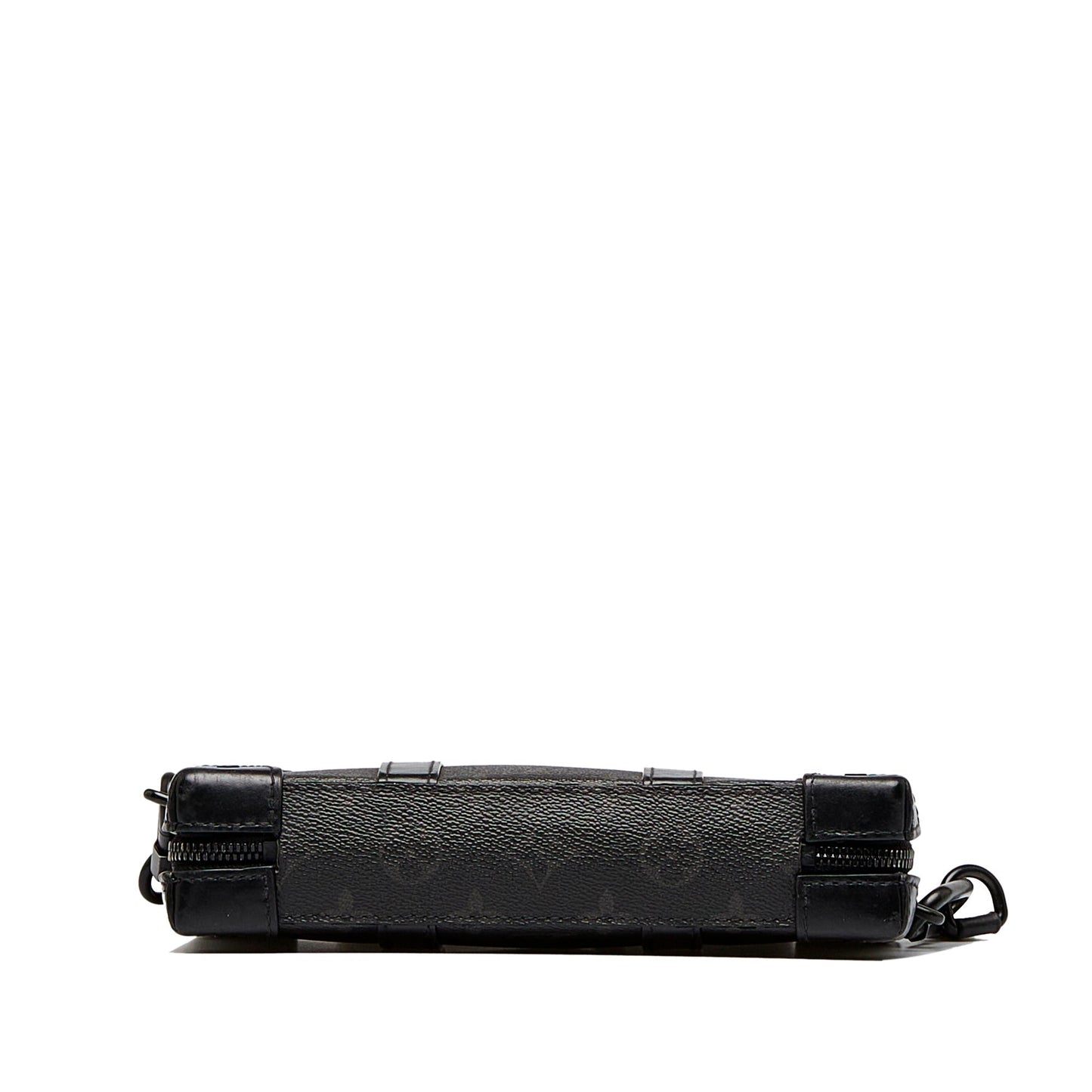 LOUIS VUITTON Monogram Eclipse Soft Trunk Wallet Crossbody Crossbody Bag