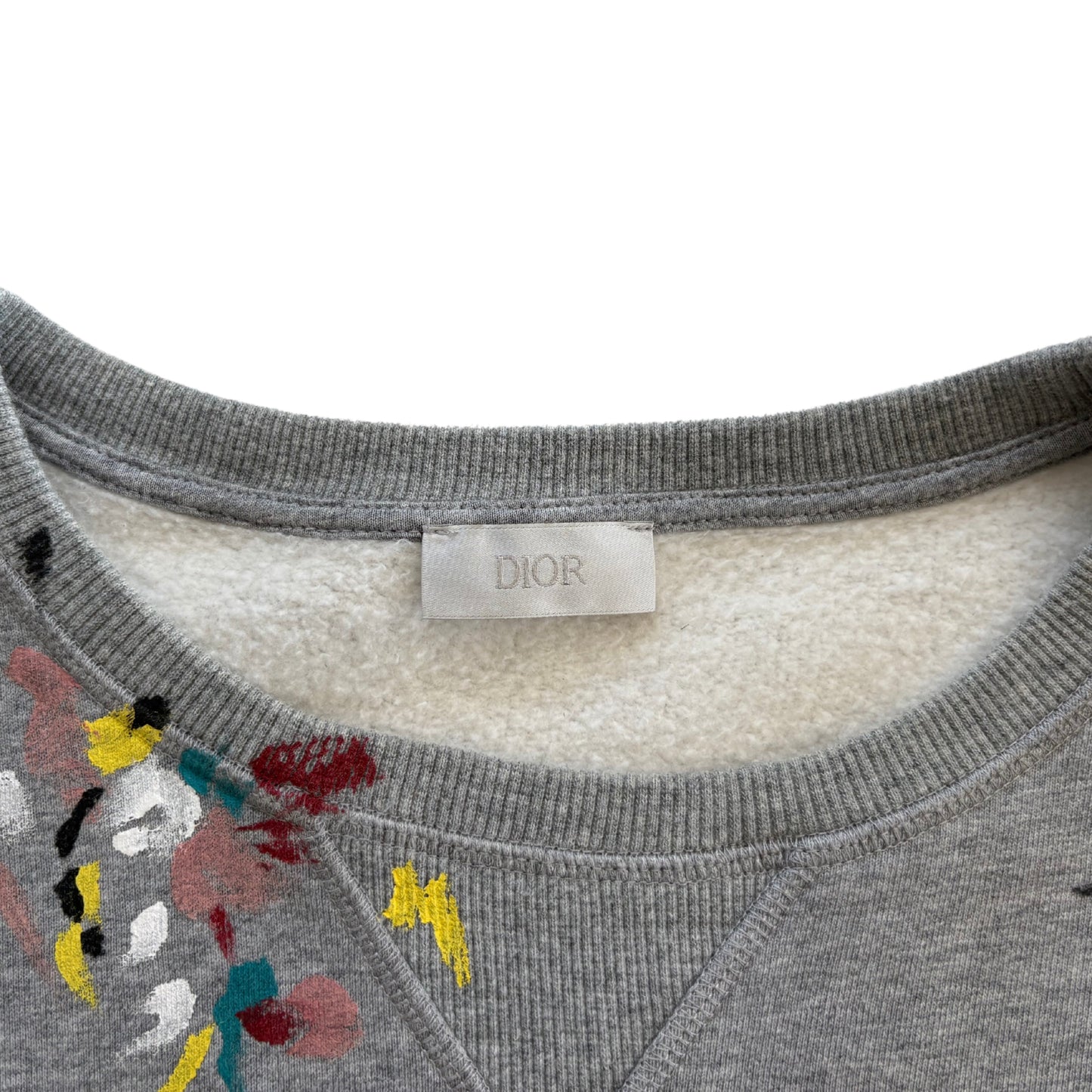 Christian Dior Paint Splatter Sweater - Men's L