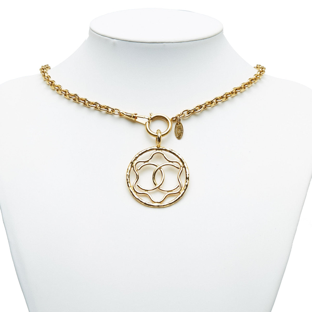 CHANEL CC Pendant Necklace Costume Necklace