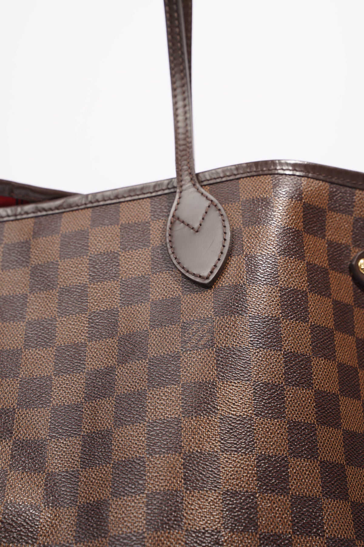 Louis Vuitton Womens Neverfull Damier Ebene GM