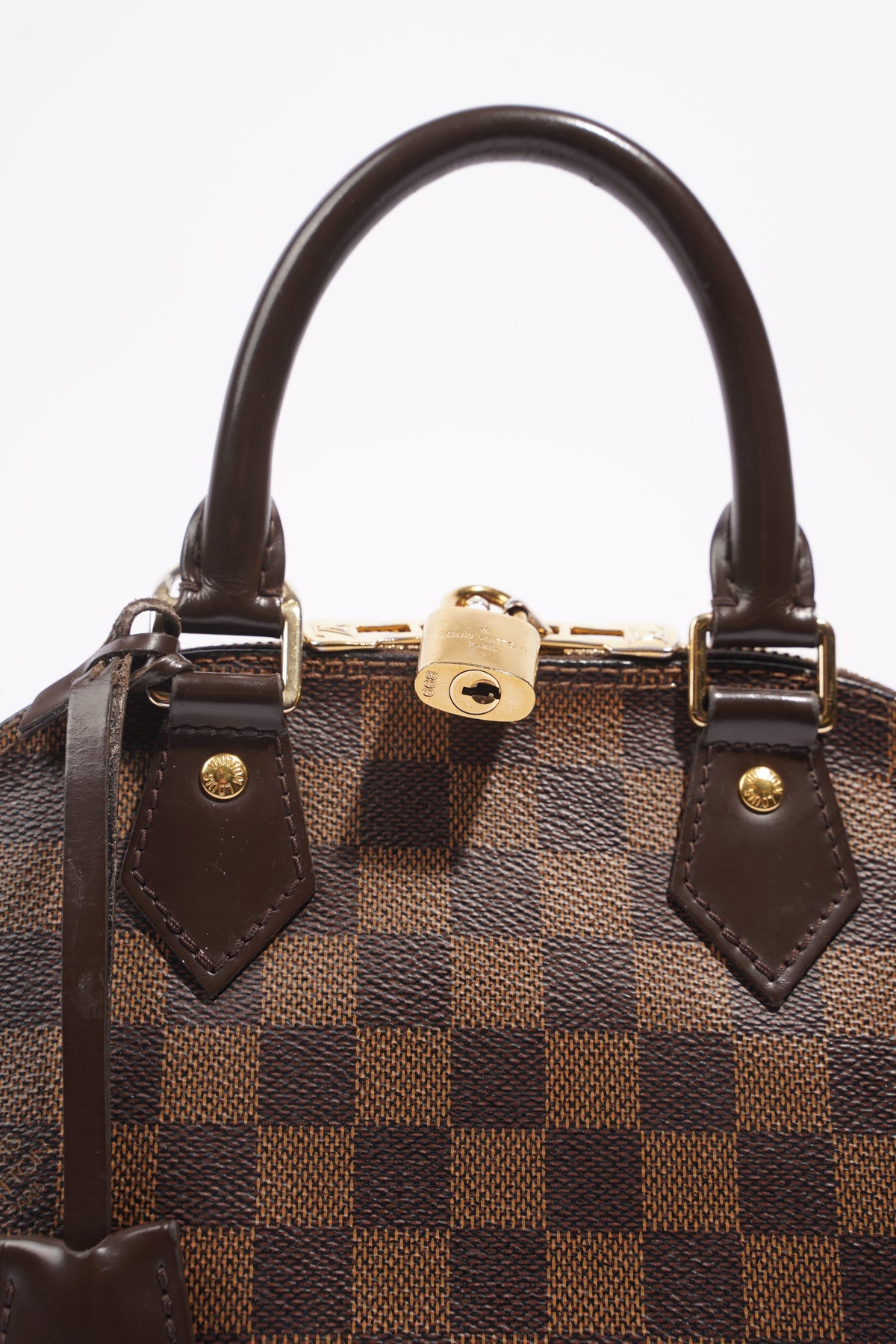 Louis Vuitton Womens Alma Damier Ebene BB