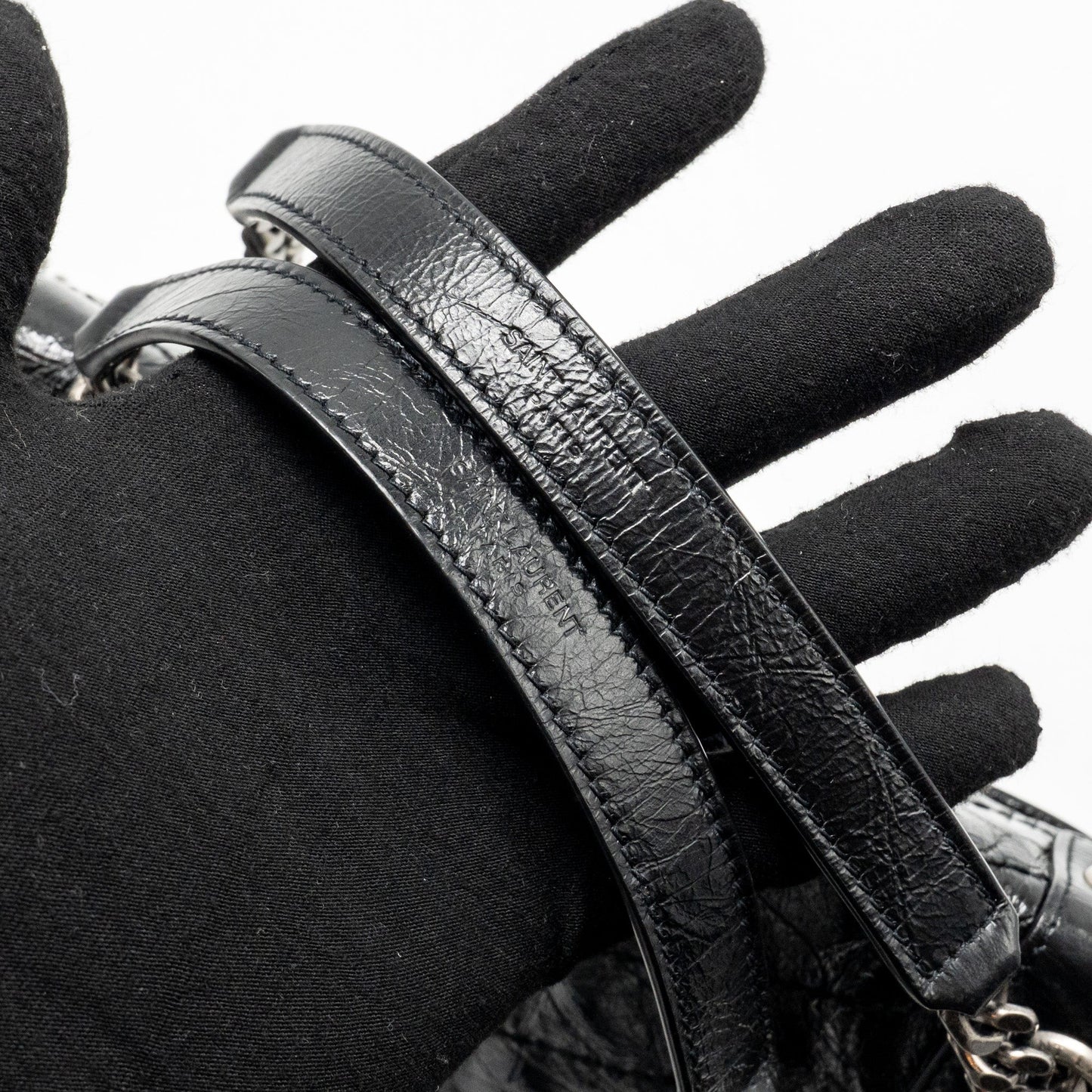 Saint Laurent / YSL Medium Niki Calfskin Black SHW