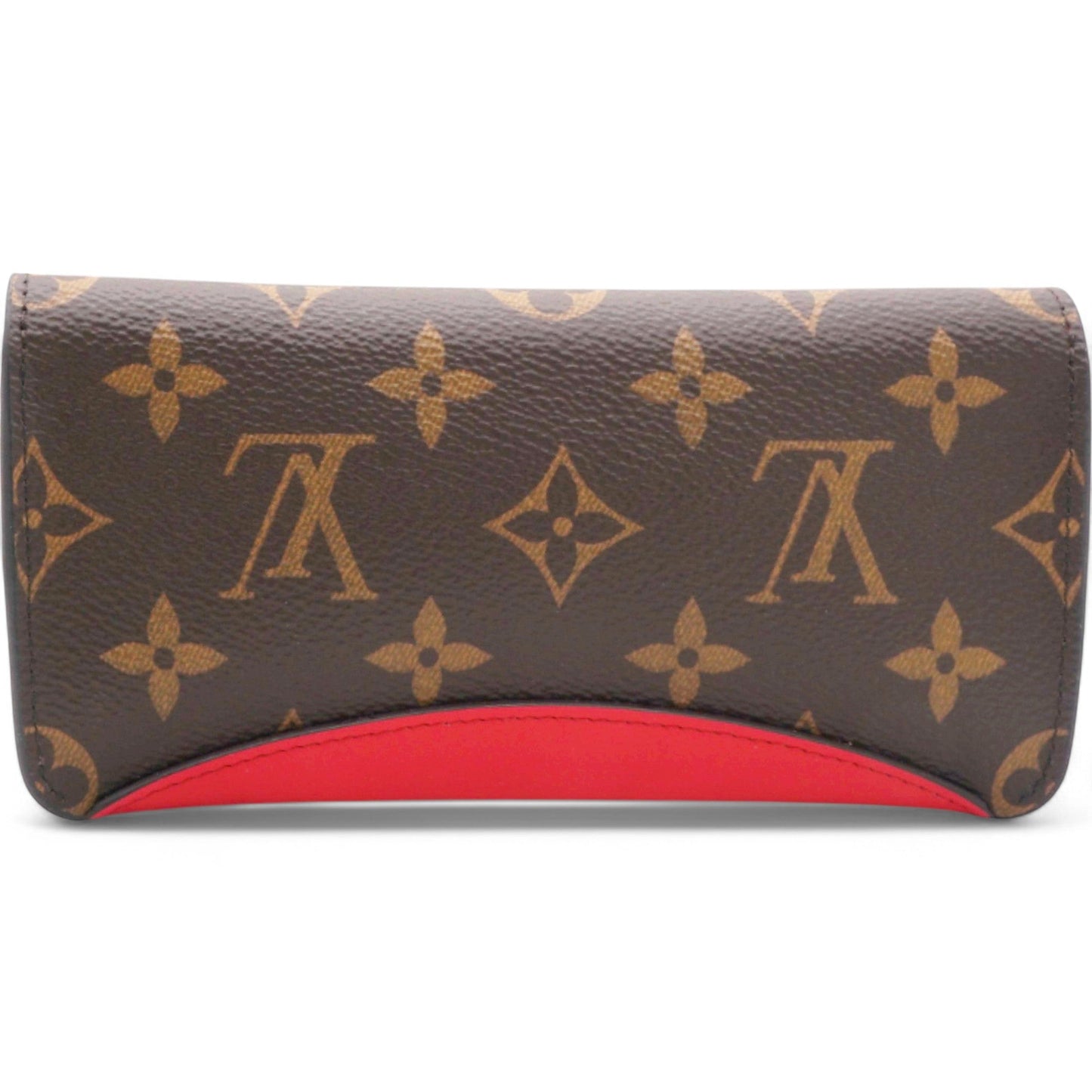 Louis-vuitton Monogram Woody Glasses Case Rouge