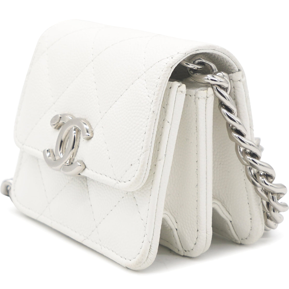 CC Calfskin white 2022 Mini