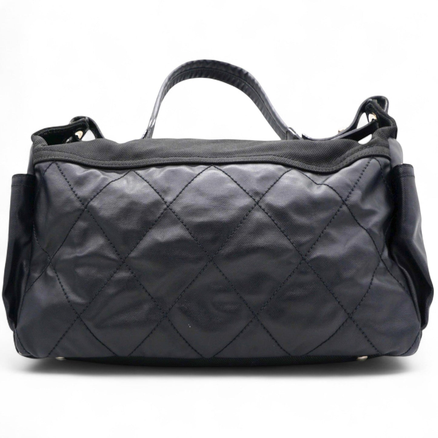 Black Canvas Paris-Biarritz Shoulder Bag