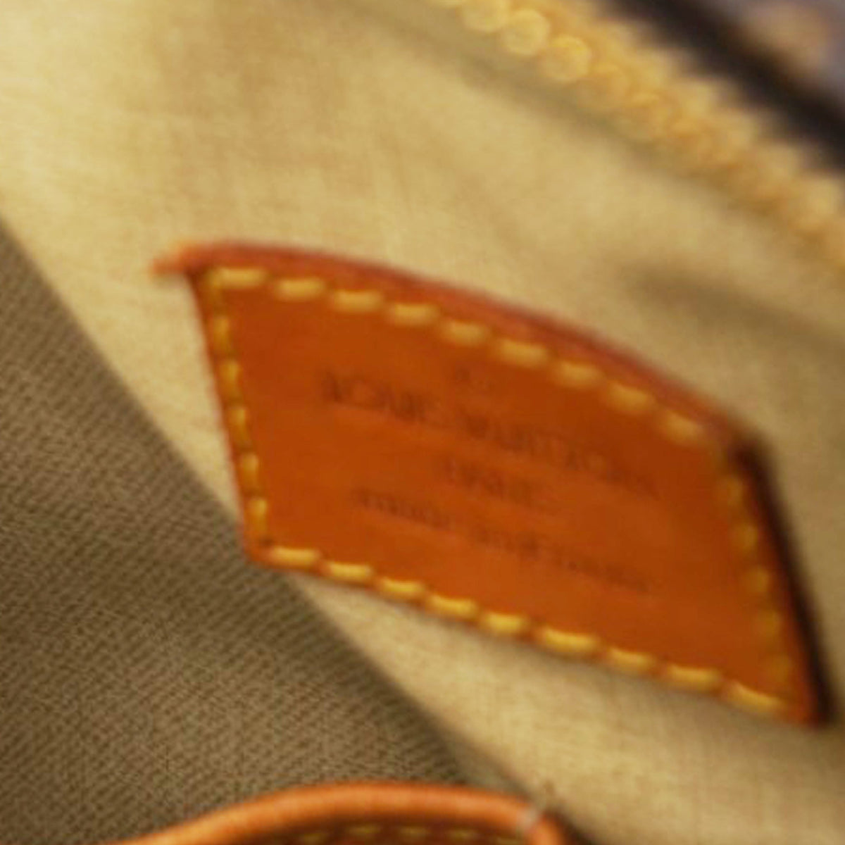 Louis-vuitton Brown Canvas Monogram Trouville Handbag