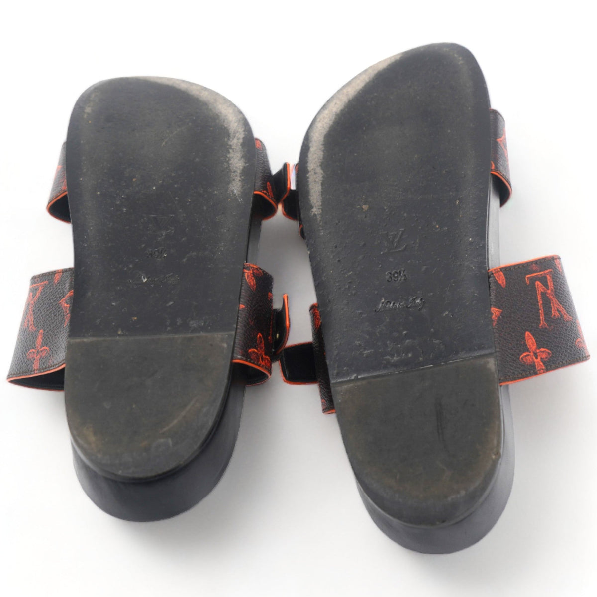 Louis-vuitton Catogram Bom Dia Mule 39 Black Marron