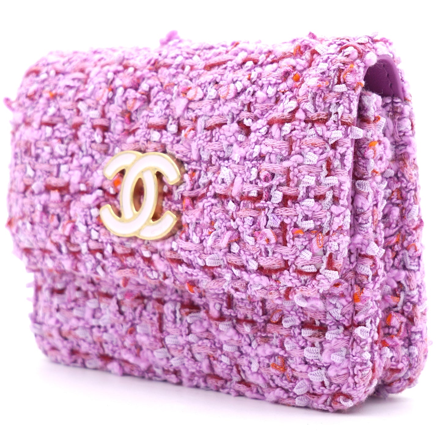 2022 Tweed Mini Wallet On Chain