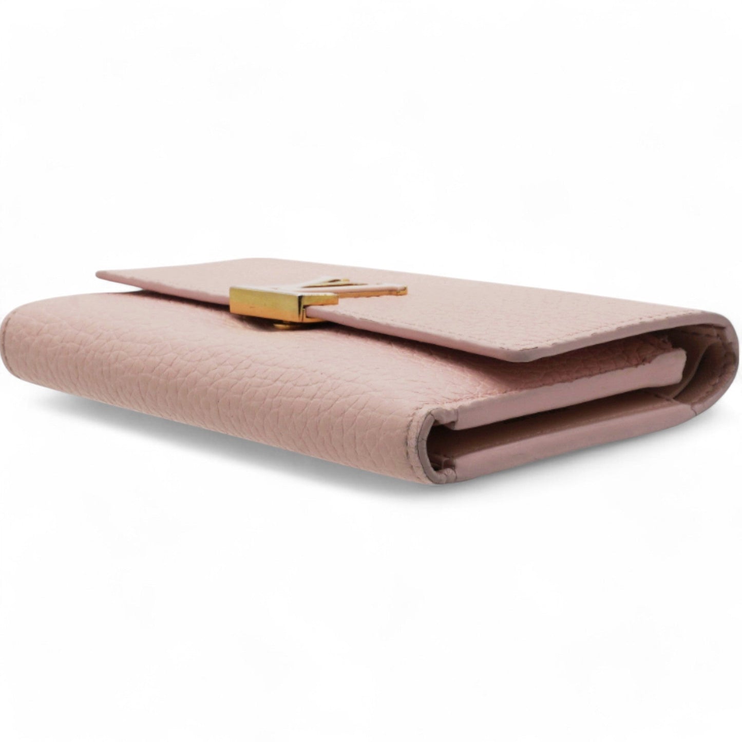 Louis-vuitton Capucines Compact Wallet Pink