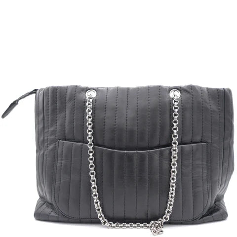 Vertical Quilted Mademoiselle Tote