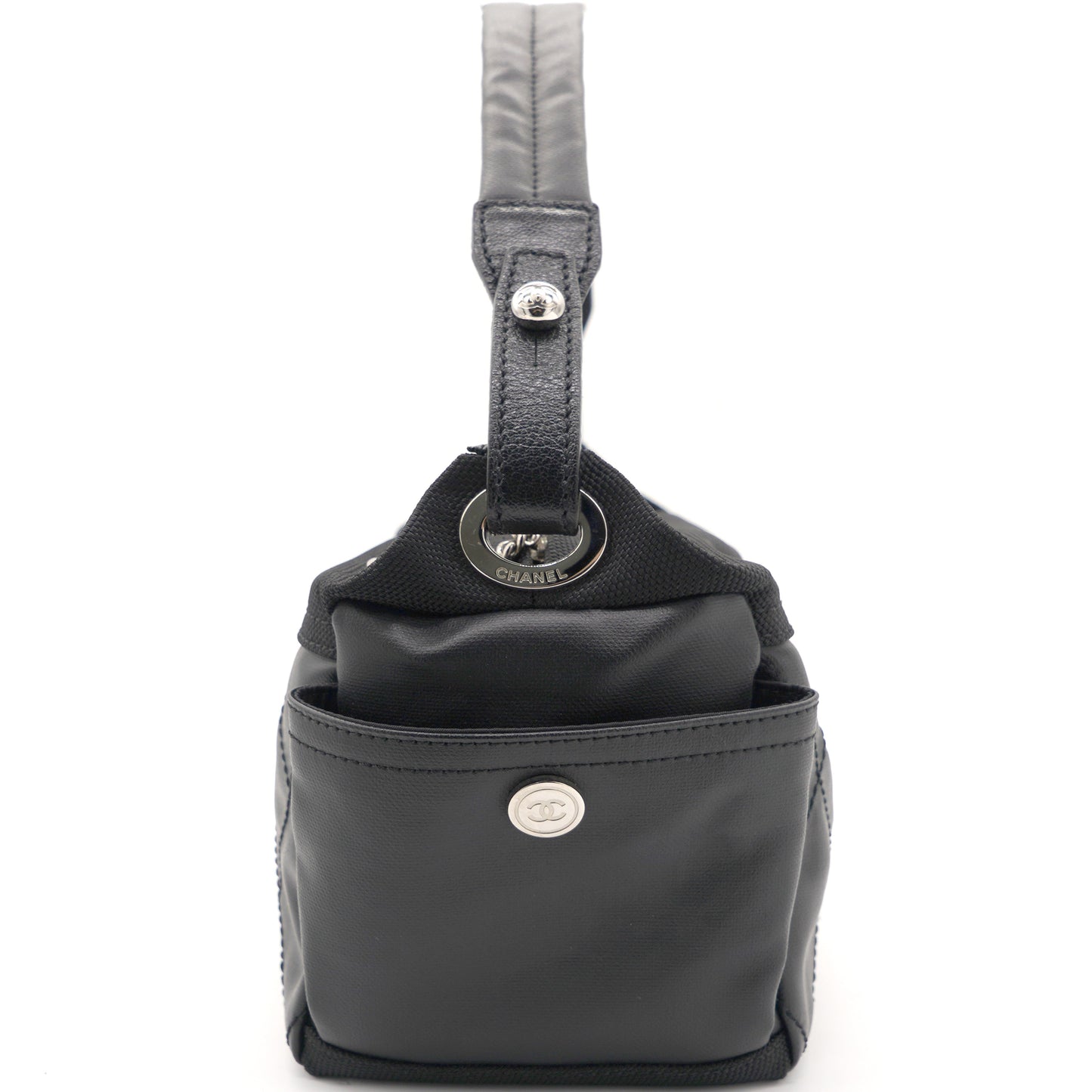 Black Canvas Paris-Biarritz Shoulder Bag