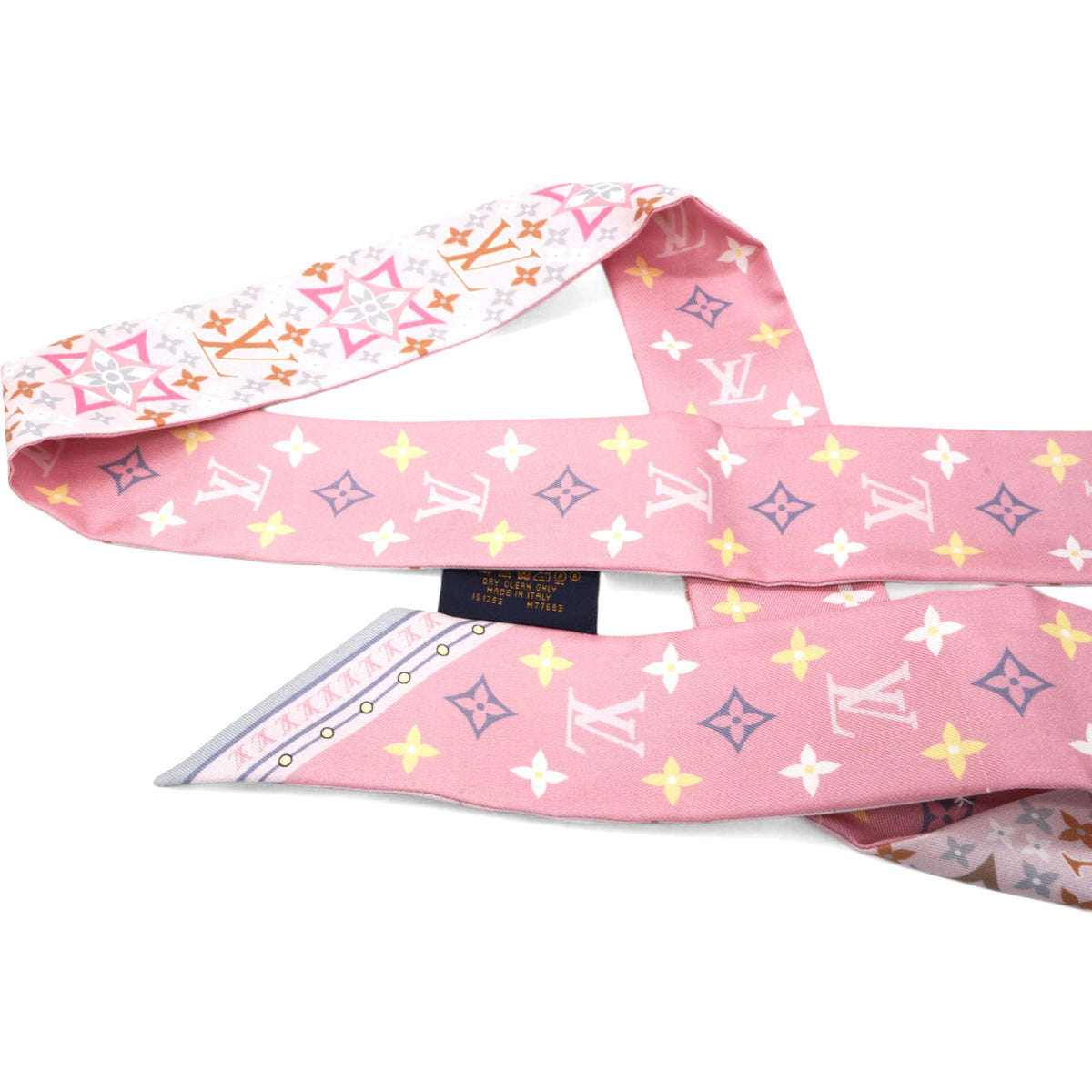 Louis-vuitton Silk Monogram Rodeo Bandeau Rose