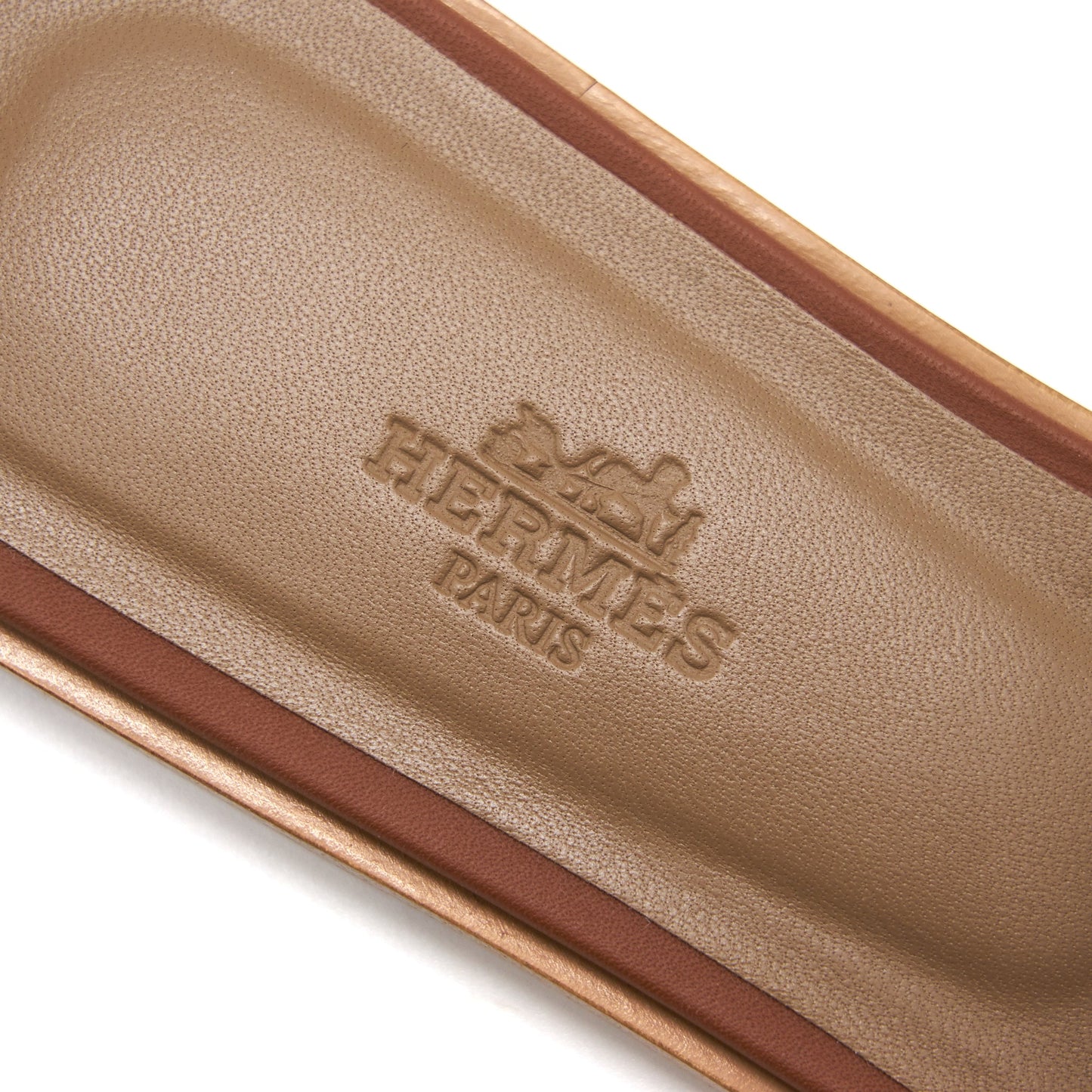 Hermes Oran Sandal Gold Size 38