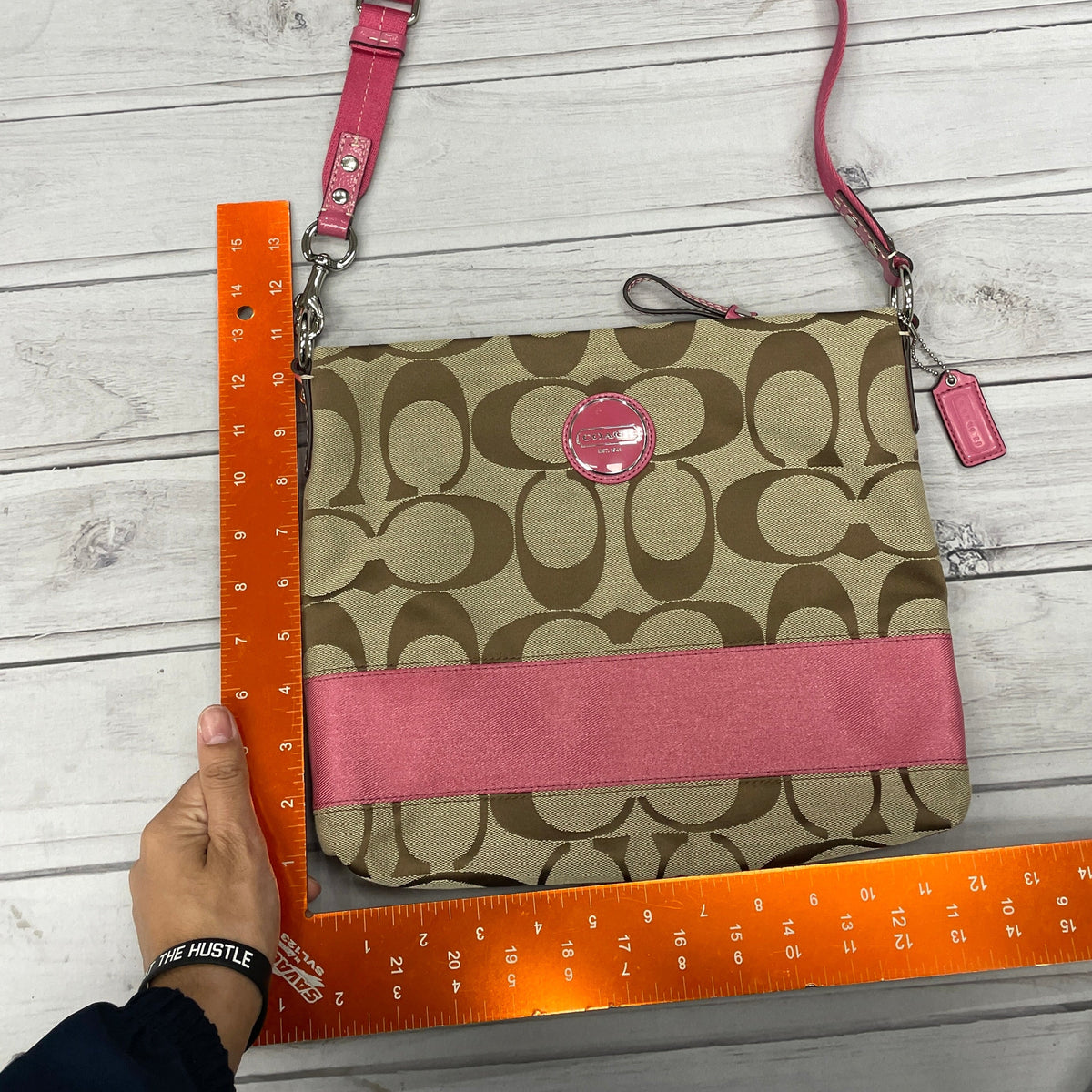 Crossbody Designer By Coach, Size: Large