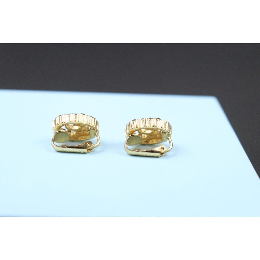 Rank A | Dior CD Earring Gold Plated|24072511