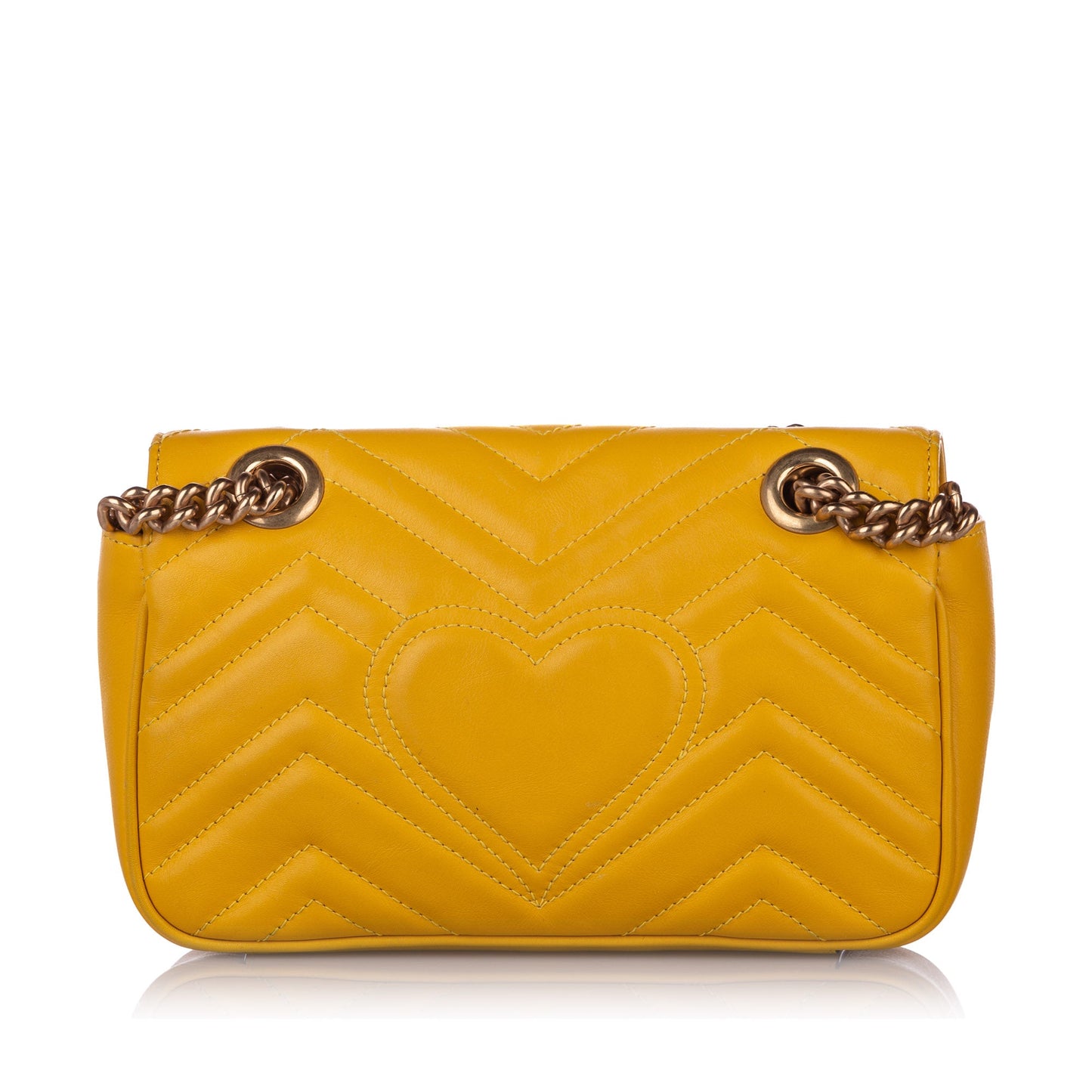 Gucci Mini GG Marmont QuiltedLeather Crossbody Bag