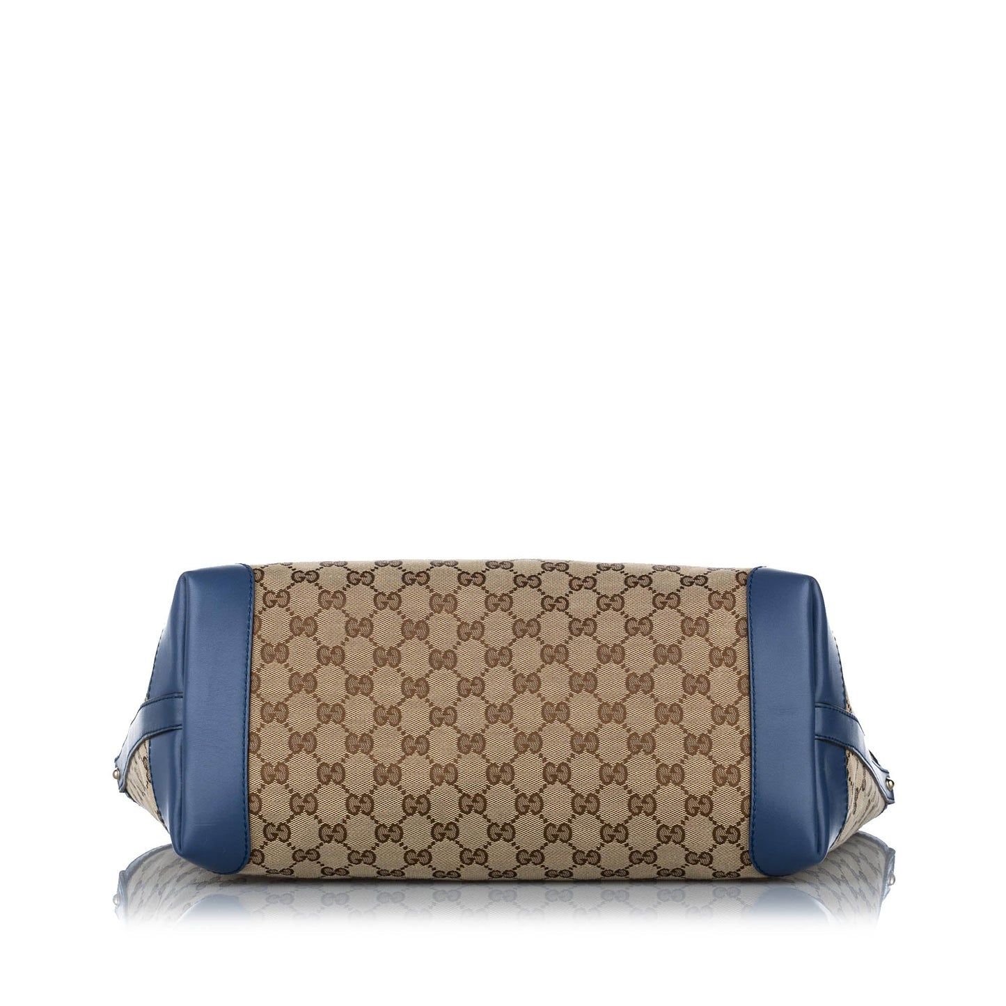 Gucci GG Canvas Craft Tote Bag Brown