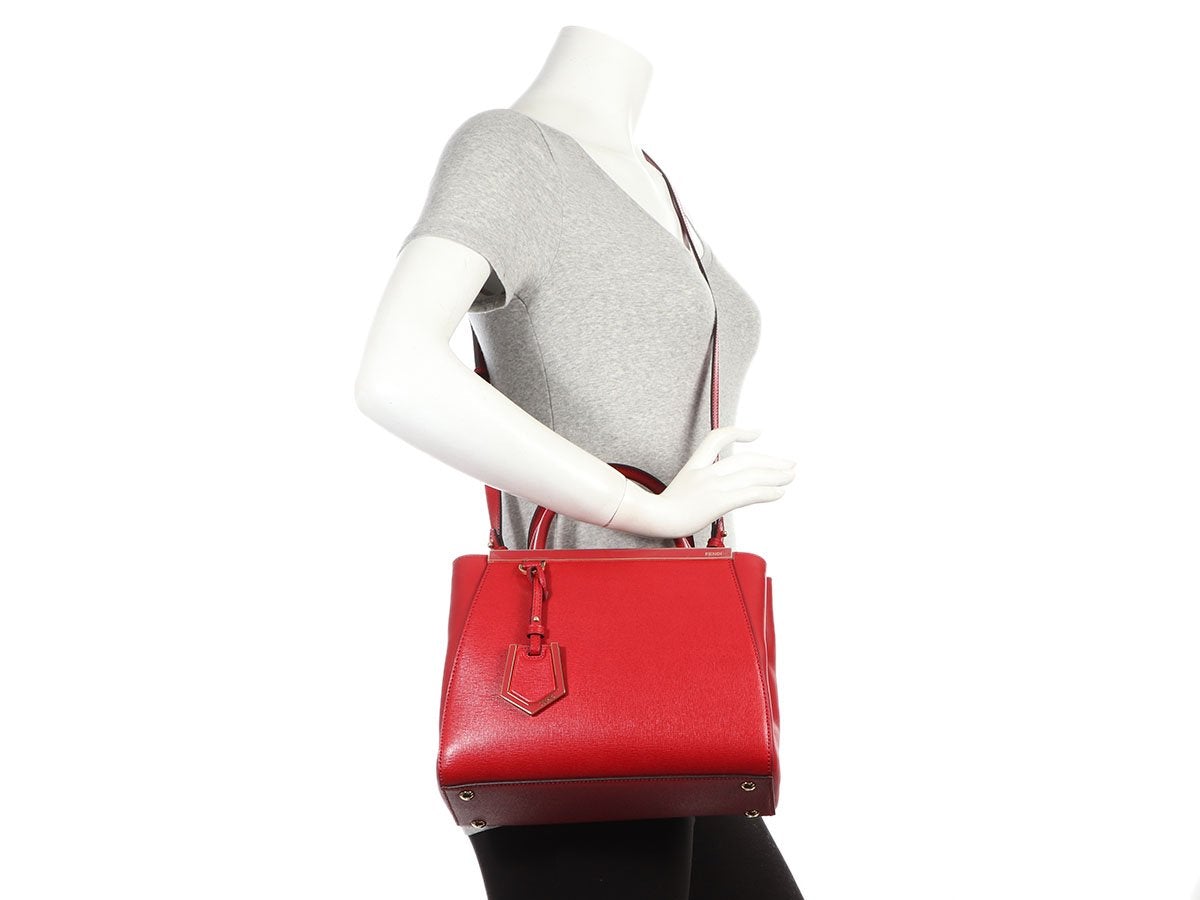 Fendi Tomato Petite 2Jours Tote