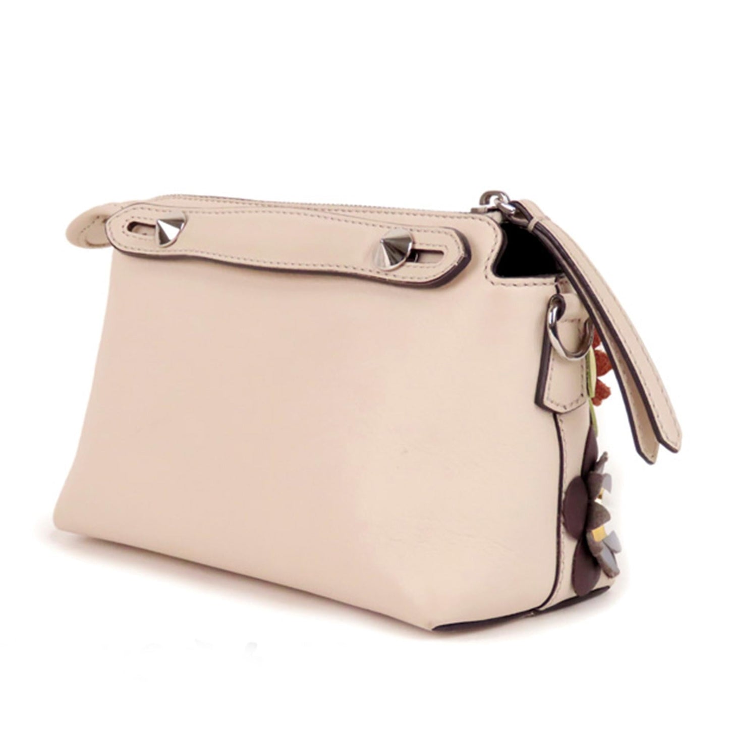 Fendi Leather Flowerland By The Way Crossbody Bag (SHG-13833)