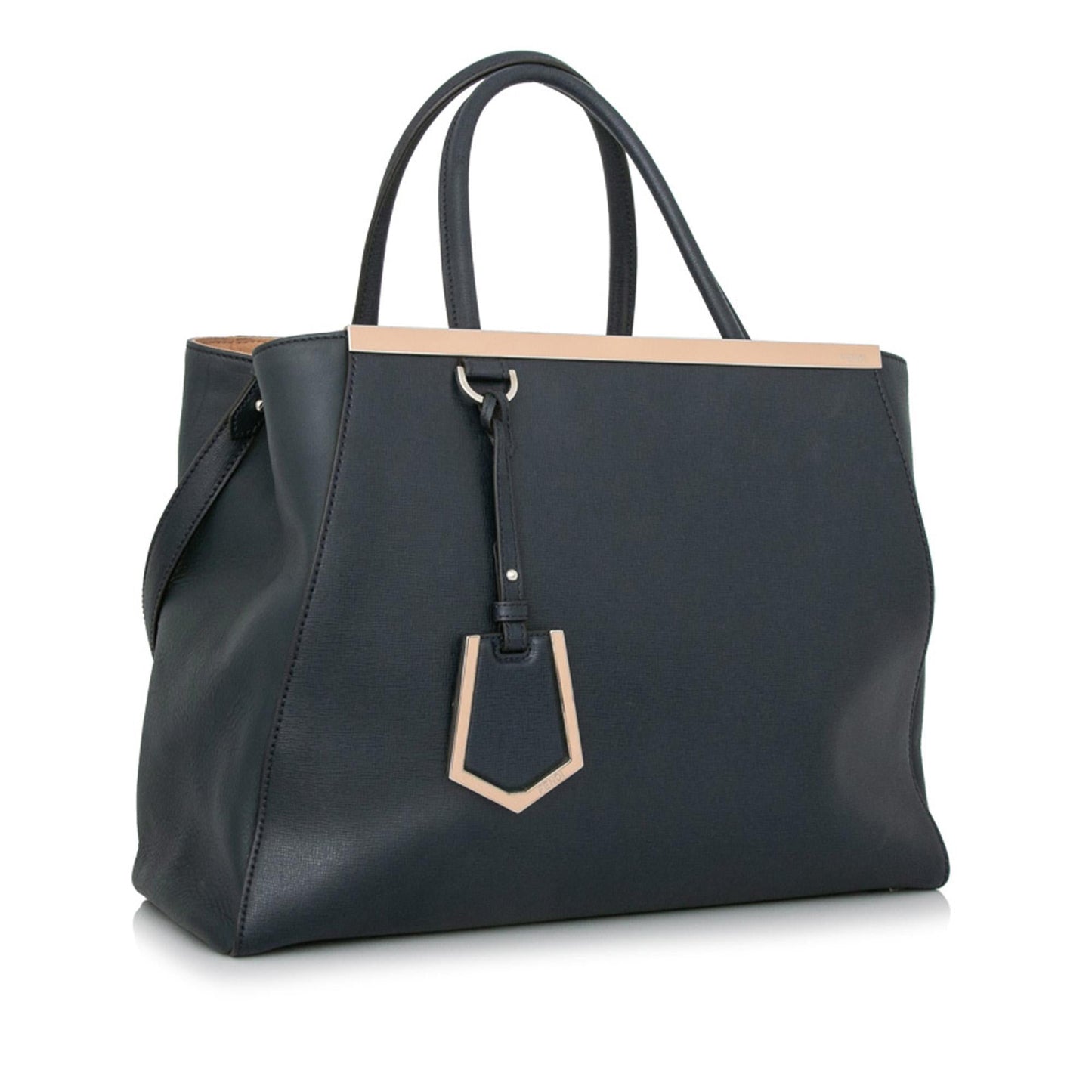 Fendi Medium 2Jours Leather Handbag (SHG-20781)