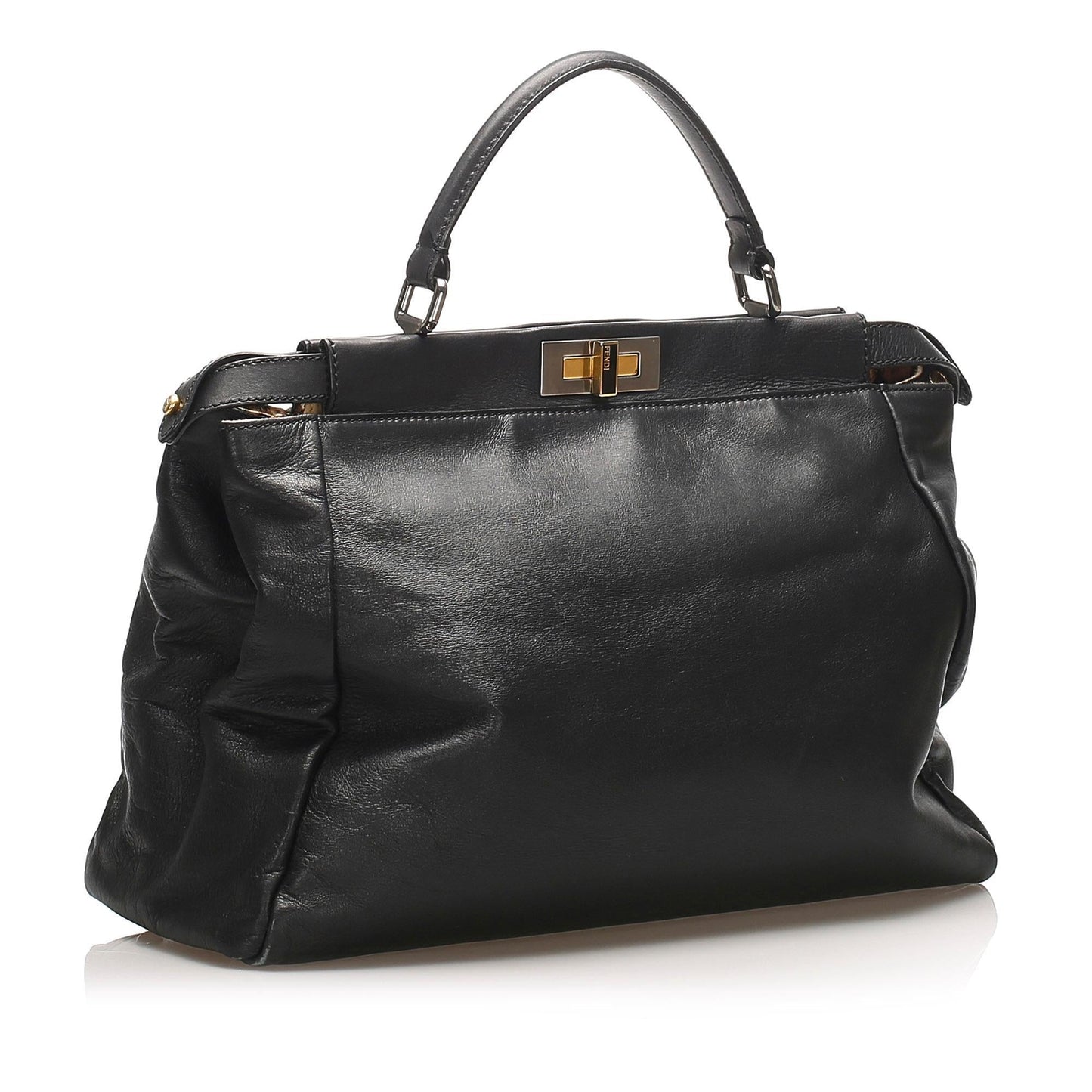 Fendi Peekaboo Leather Satchel (SHG-13859)