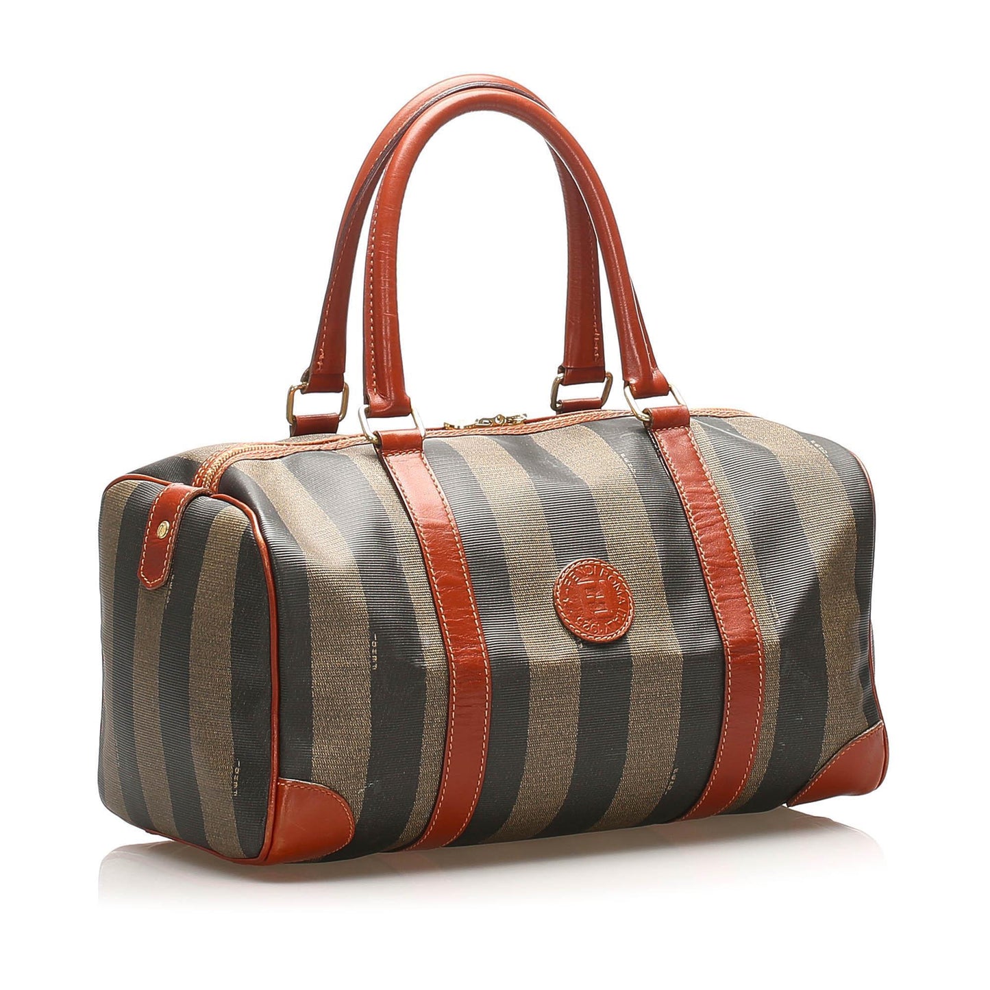 Fendi Pequin Boston Bag (SHG-16648)
