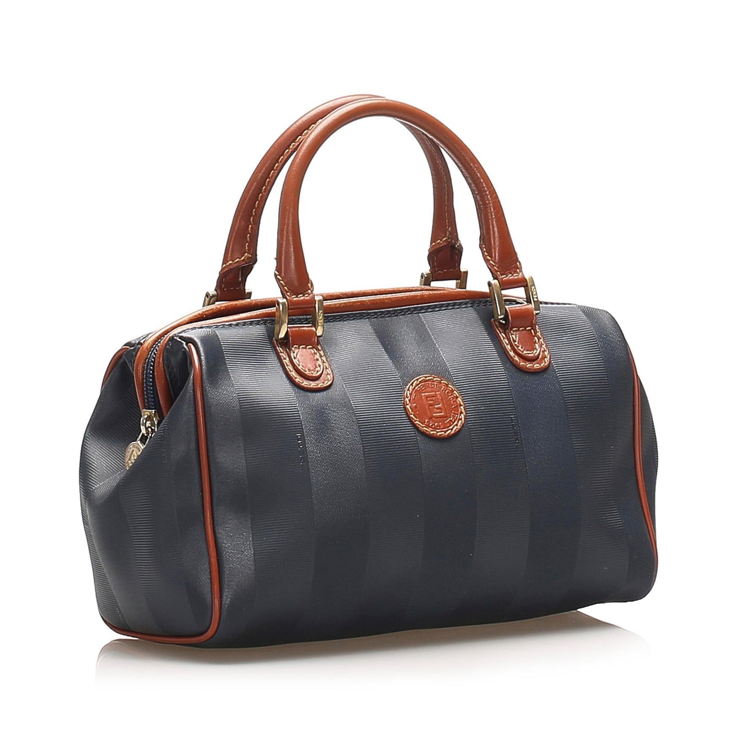 Fendi Pequin Boston Bag (SHG-16869)