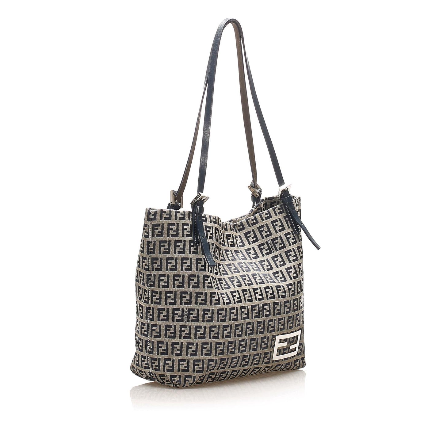 Fendi Zucchino Canvas Shoulder Bag (SHG-15555)
