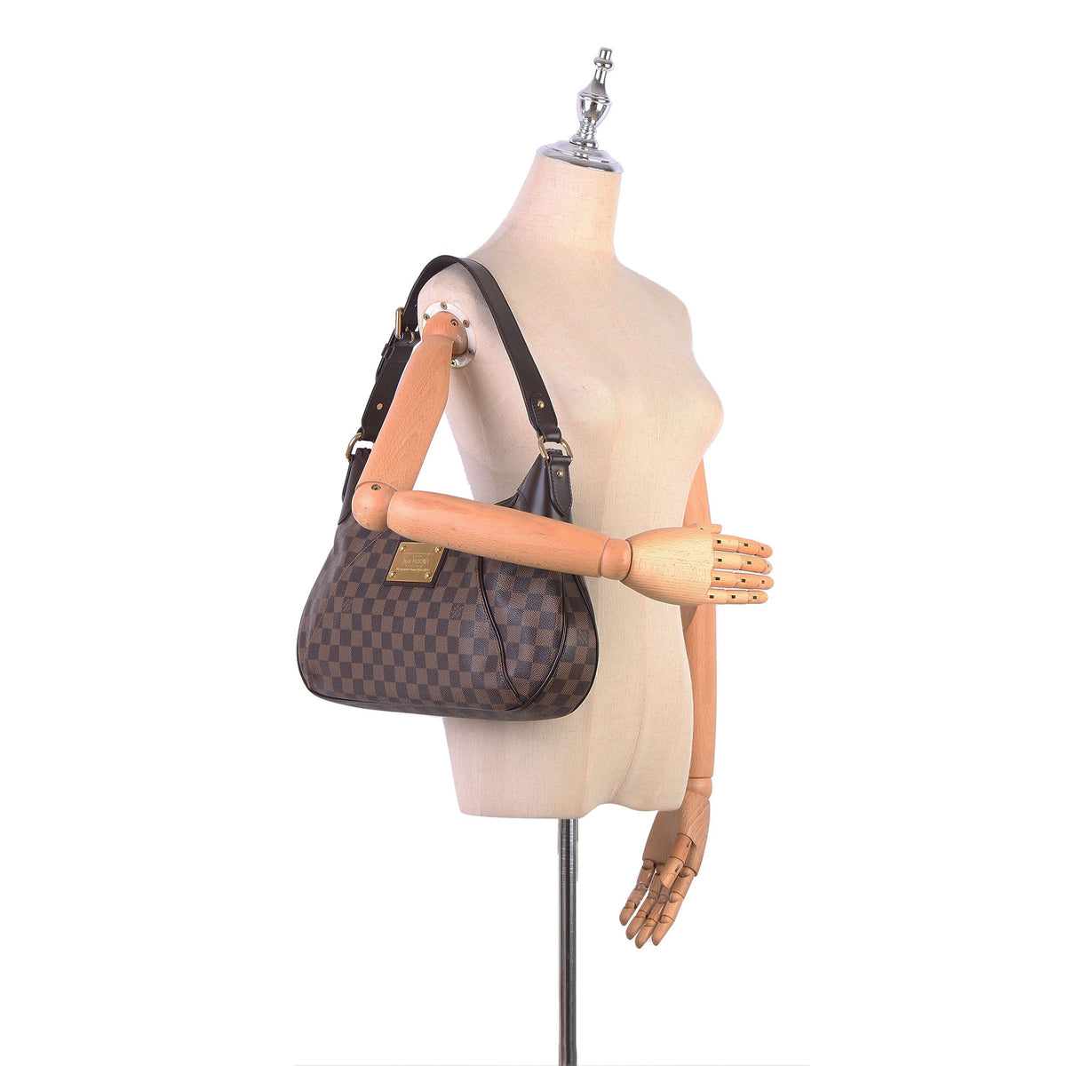 Louis-Vuitton Damier Ebene Thames PM Brown