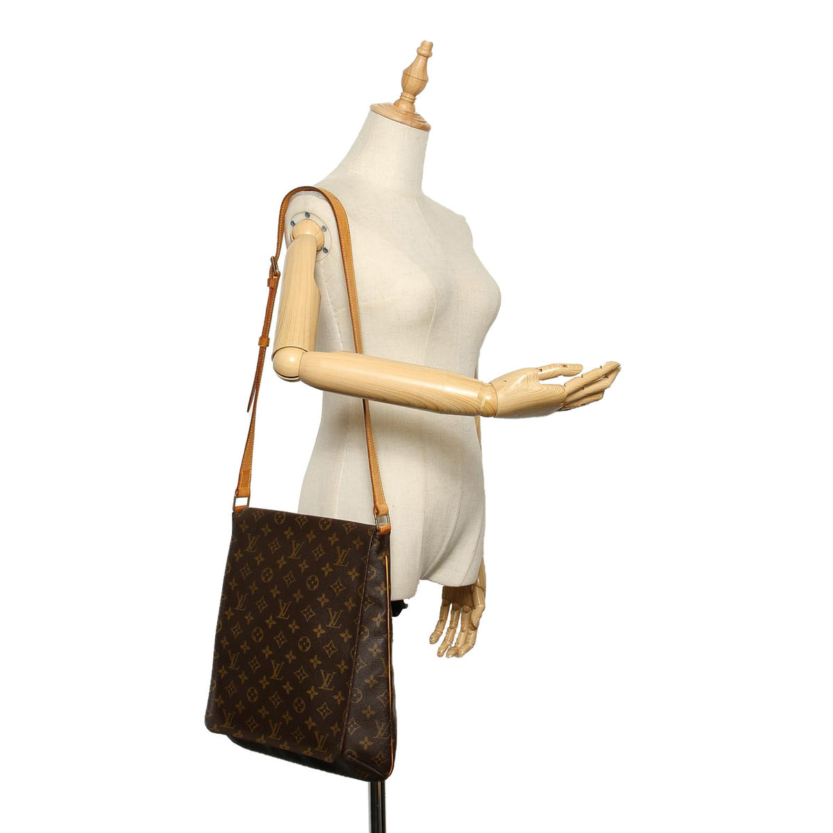 Louis-Vuitton Monogram Musette Salsa Long Strap Bag