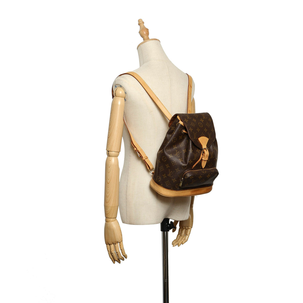 Louis-Vuitton Monogram Montsouris MM Brown