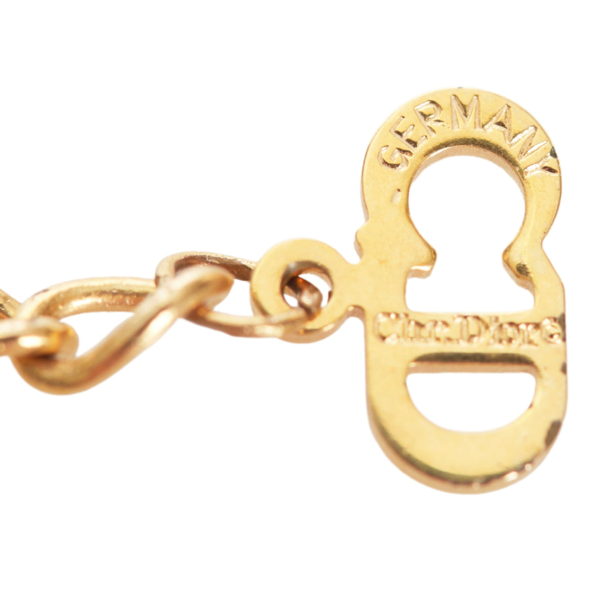 Dior Gold-Tone Pendant Necklace Gold