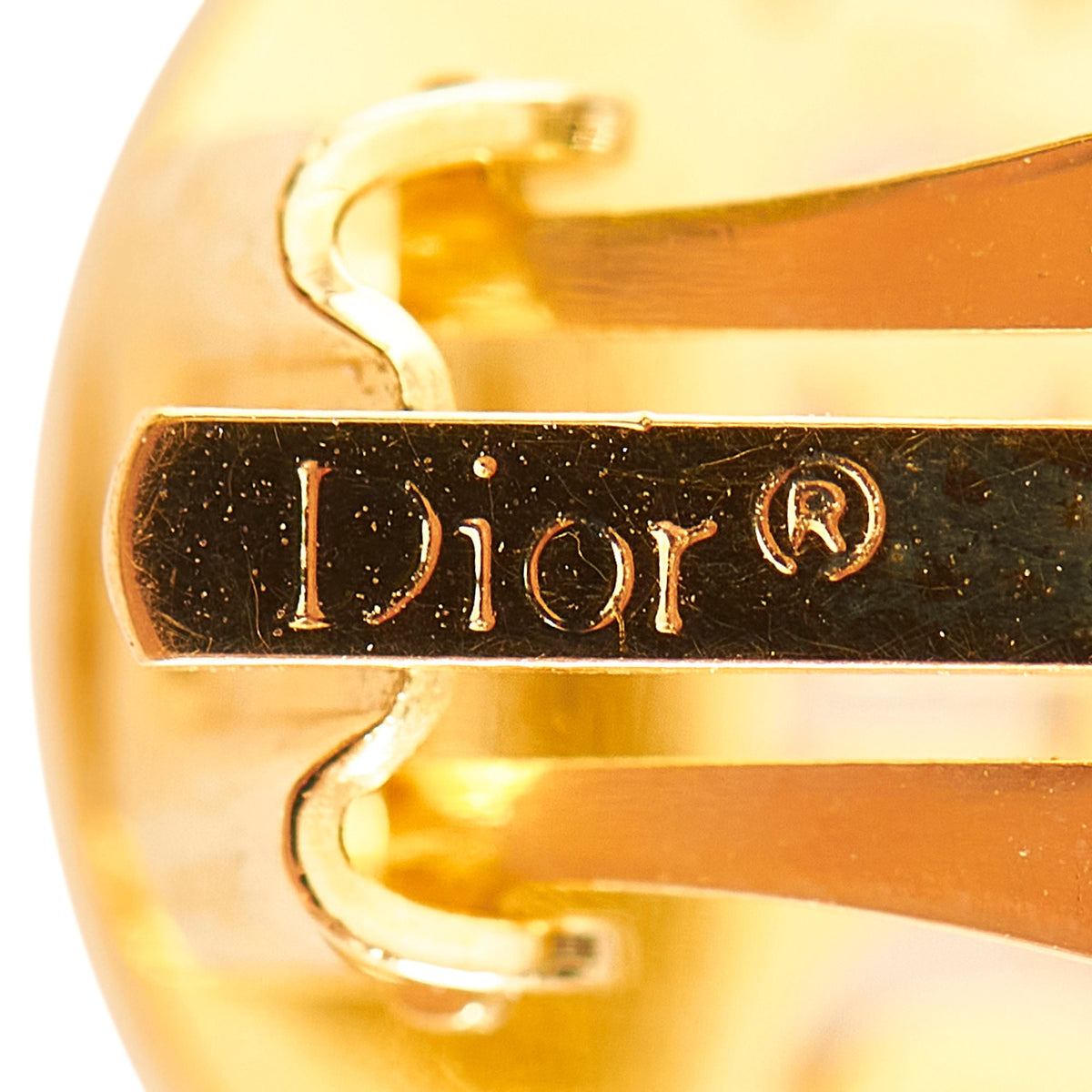 Logo Clip-On Earrings Gold