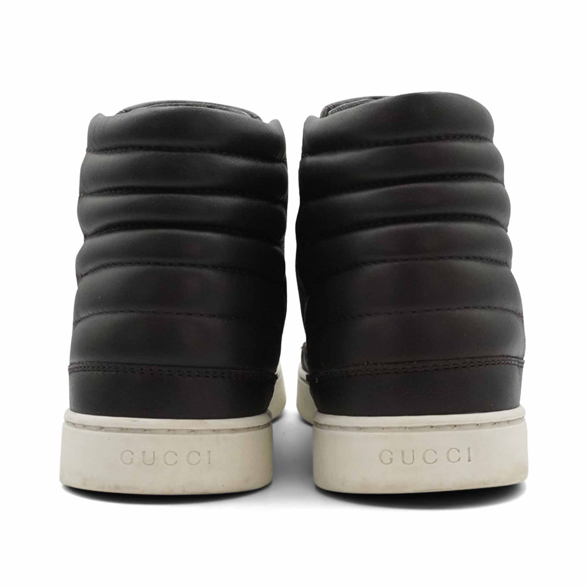 Gucci 'GG Supreme' Monogram High Top Sneakers - Men's 8