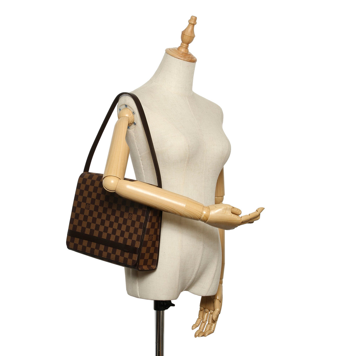 Louis-Vuitton Damier Ebene Tribeca Carre