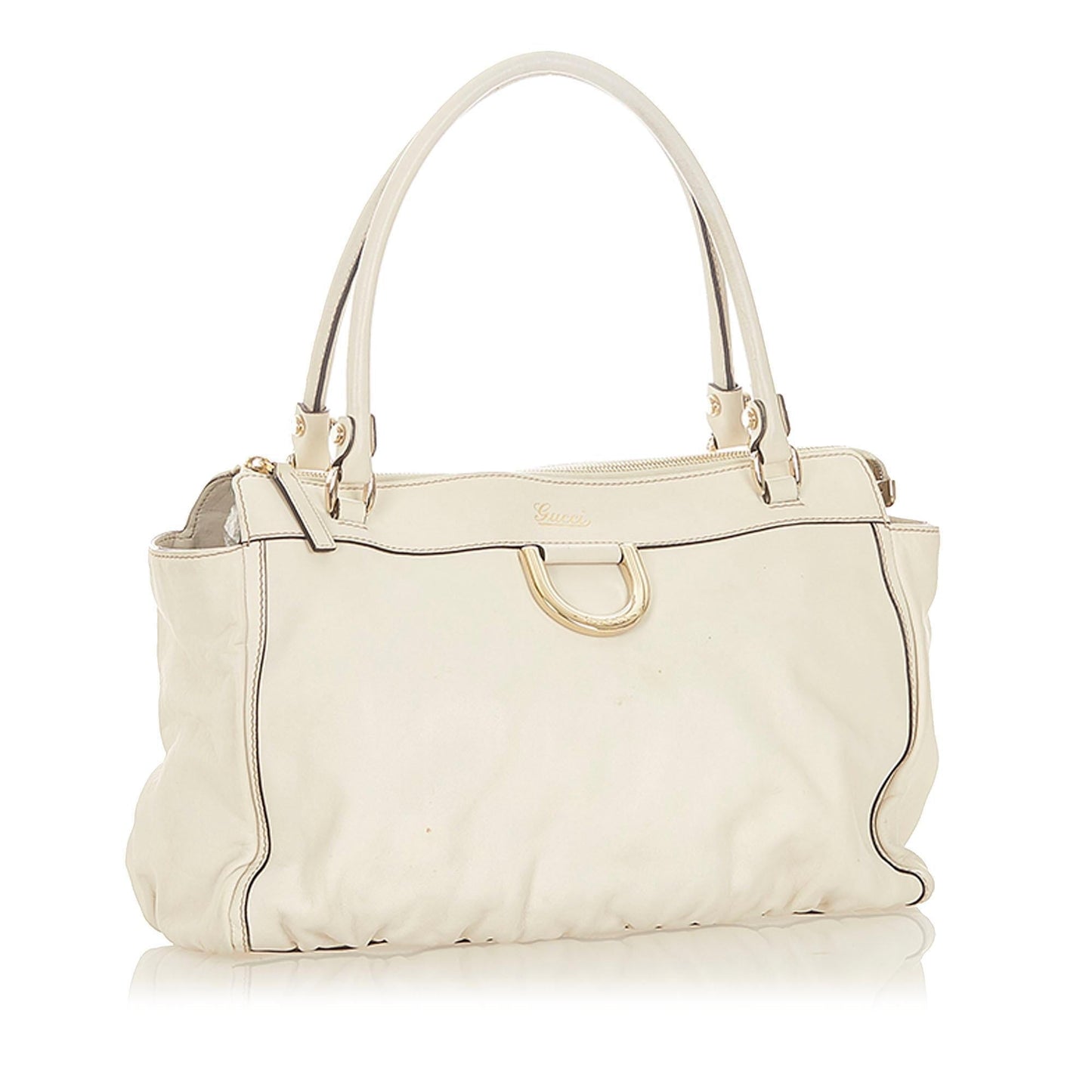 Gucci Abbey D-ring Leather Tote Bag (SHG-19550)
