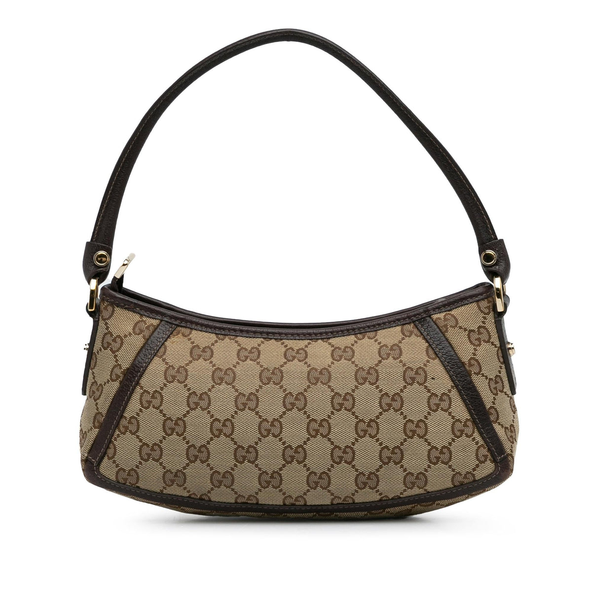 Gucci Abbey GG Canvas Baguette (SHG-1o7xzY)
