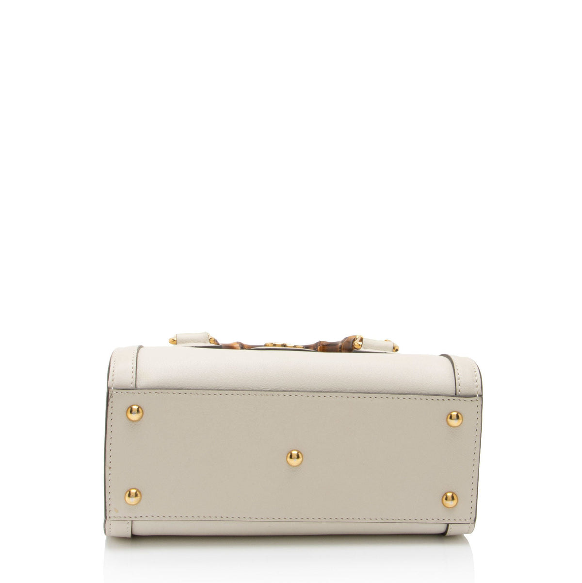 Gucci Cuir Leather Bamboo Diana Mini Tote (SHF-OiQwyN)