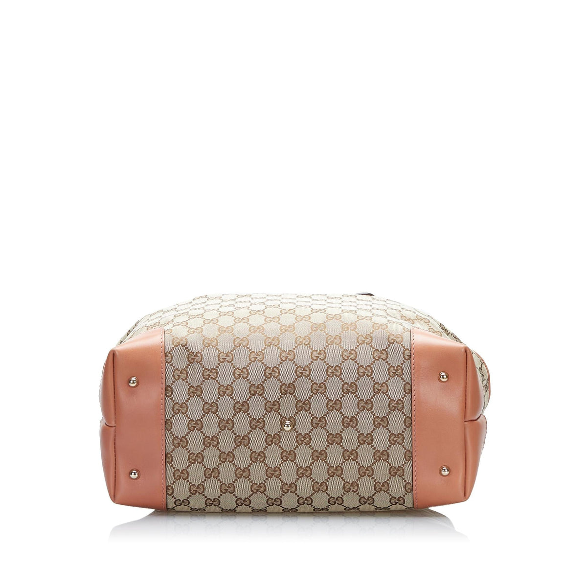 Gucci GG Canvas Heart Bit Tote (SHG-3fnCTw)