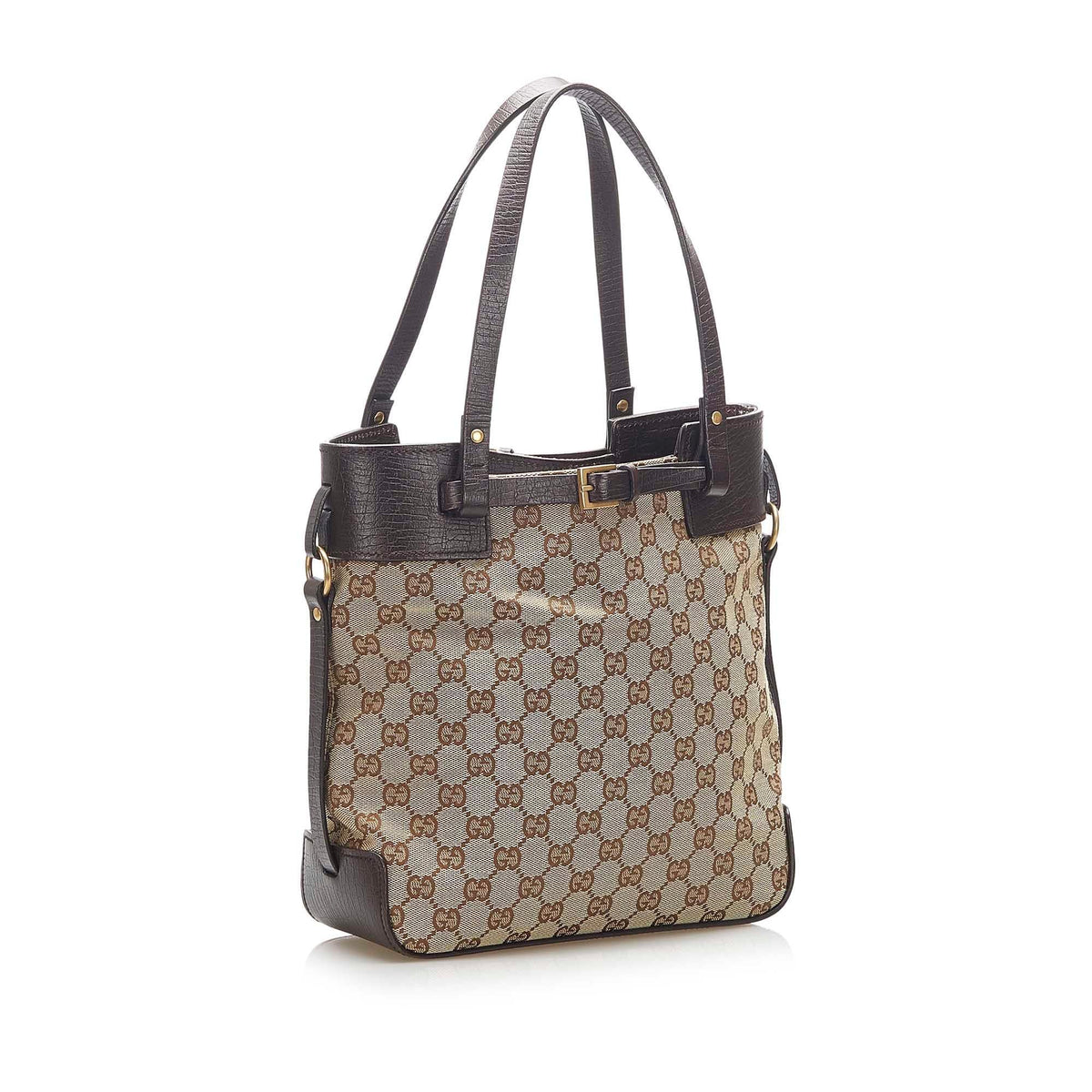 Gucci GG Canvas Tote (SHG-16434)
