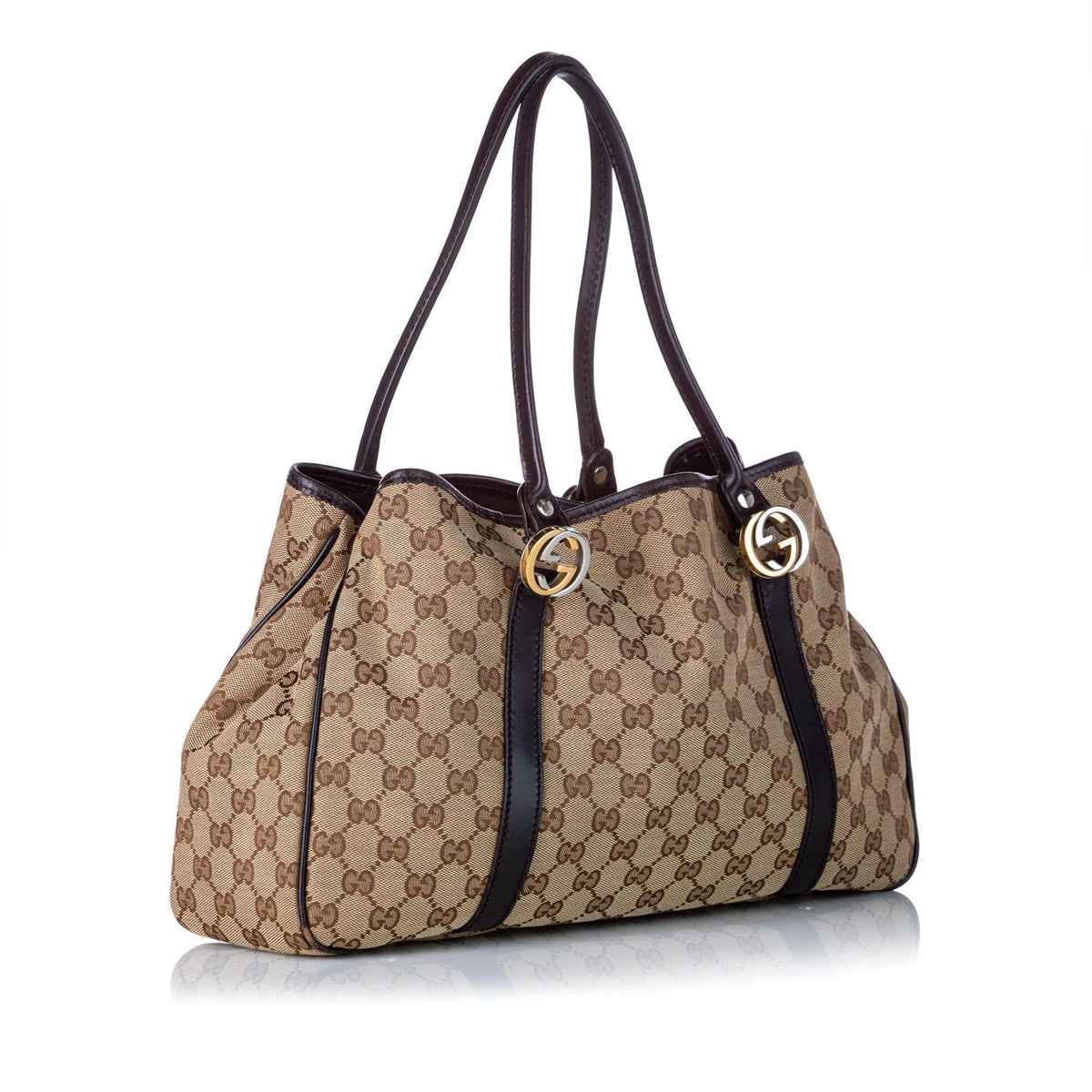 Gucci GG Canvas Twins Tote Bag (SHG-20699)
