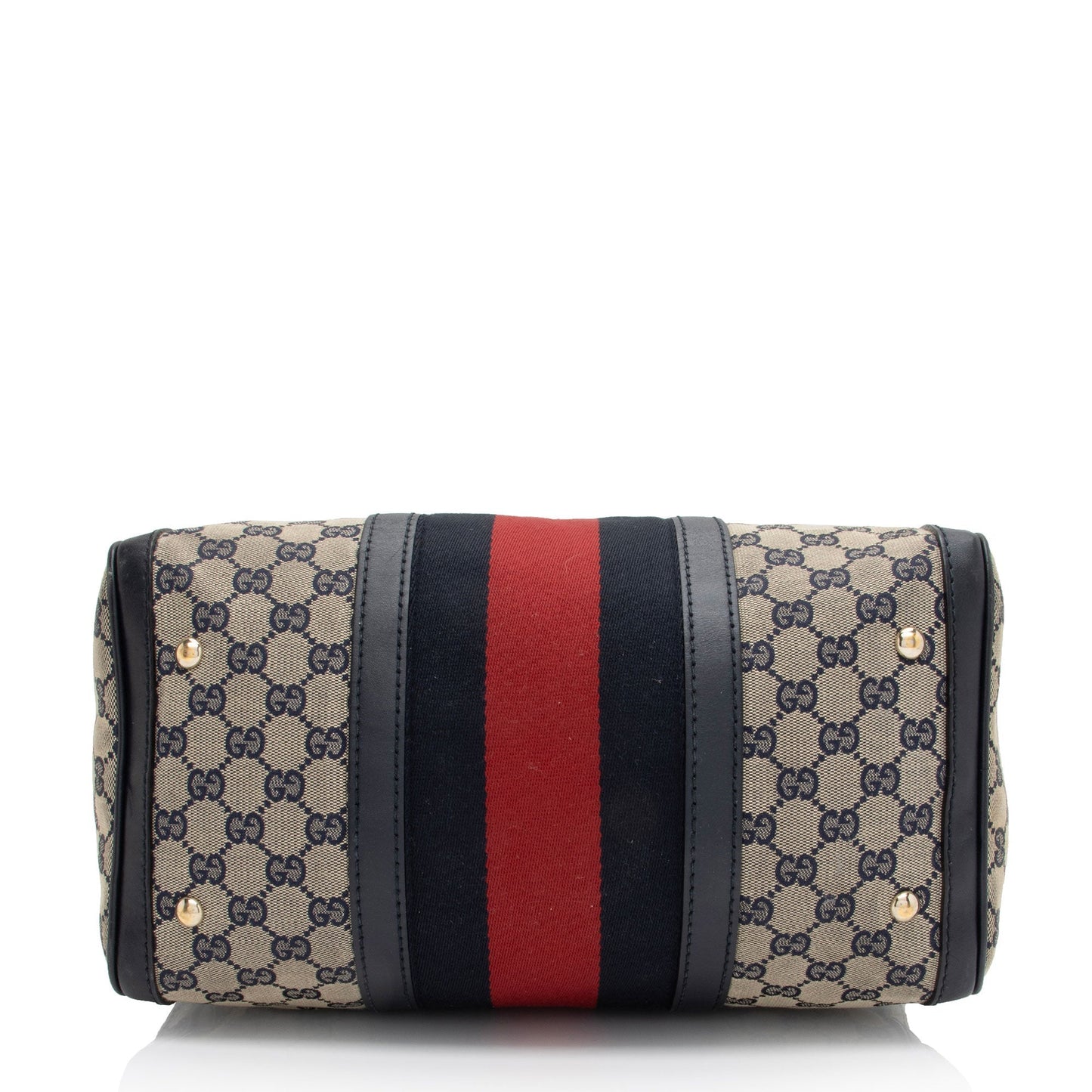 Gucci GG Canvas Vintage Web Joy Medium Boston Bag (SHF-xSqcmU)