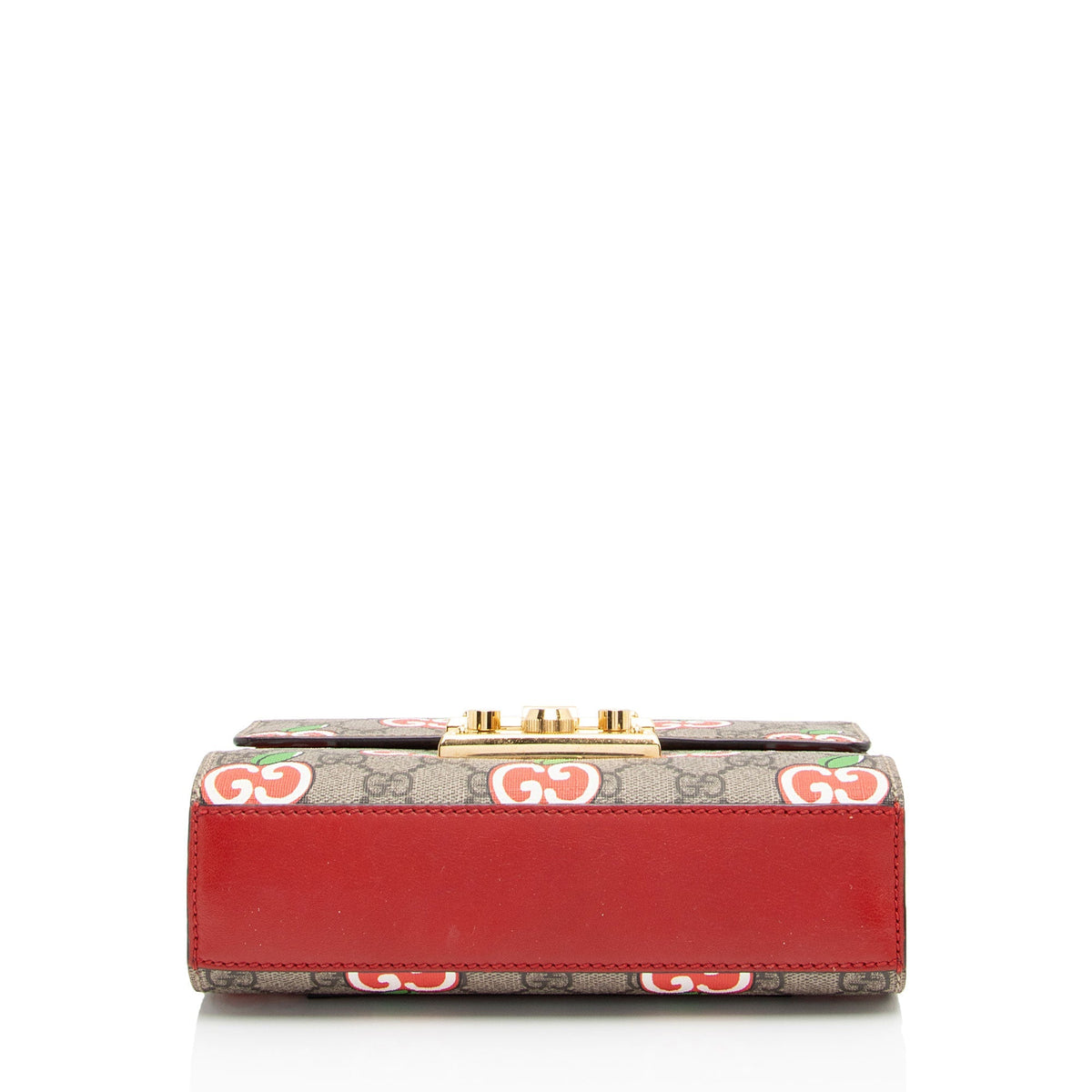 Gucci GG Supreme Apple Padlock Small Shoulder Bag