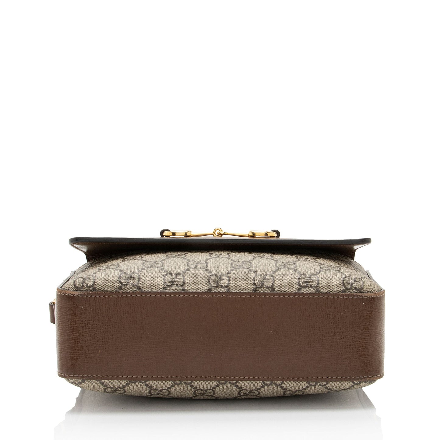 Gucci GG Supreme Calfskin Horsebit 1955 Small Shoulder Bag (SHF-EumYCS)