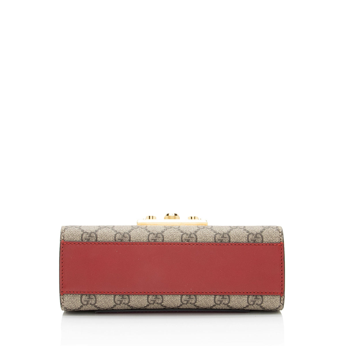 Gucci GG Supreme Padlock Small Shoulder Bag (SHF-FvSIKl)
