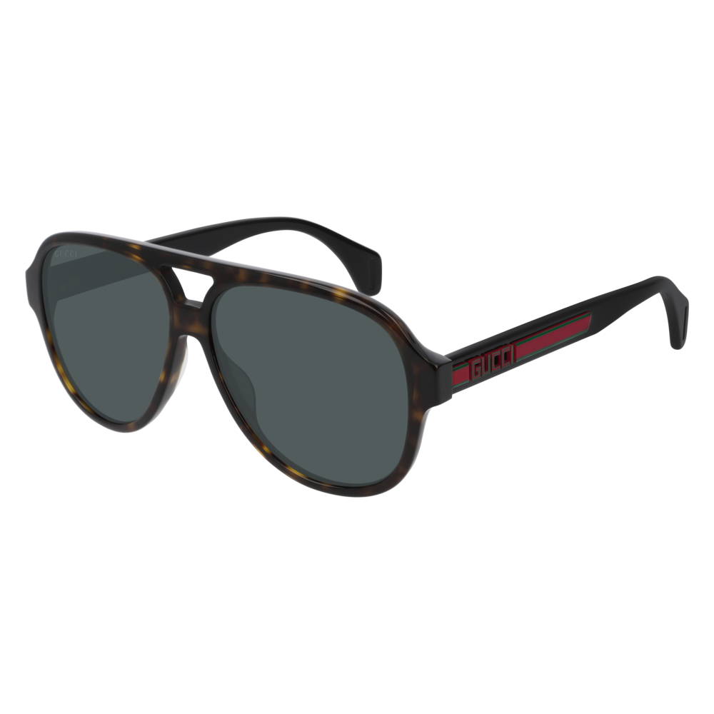 Gucci GG0463S Sunglasses Havana / Green (S) Unisex