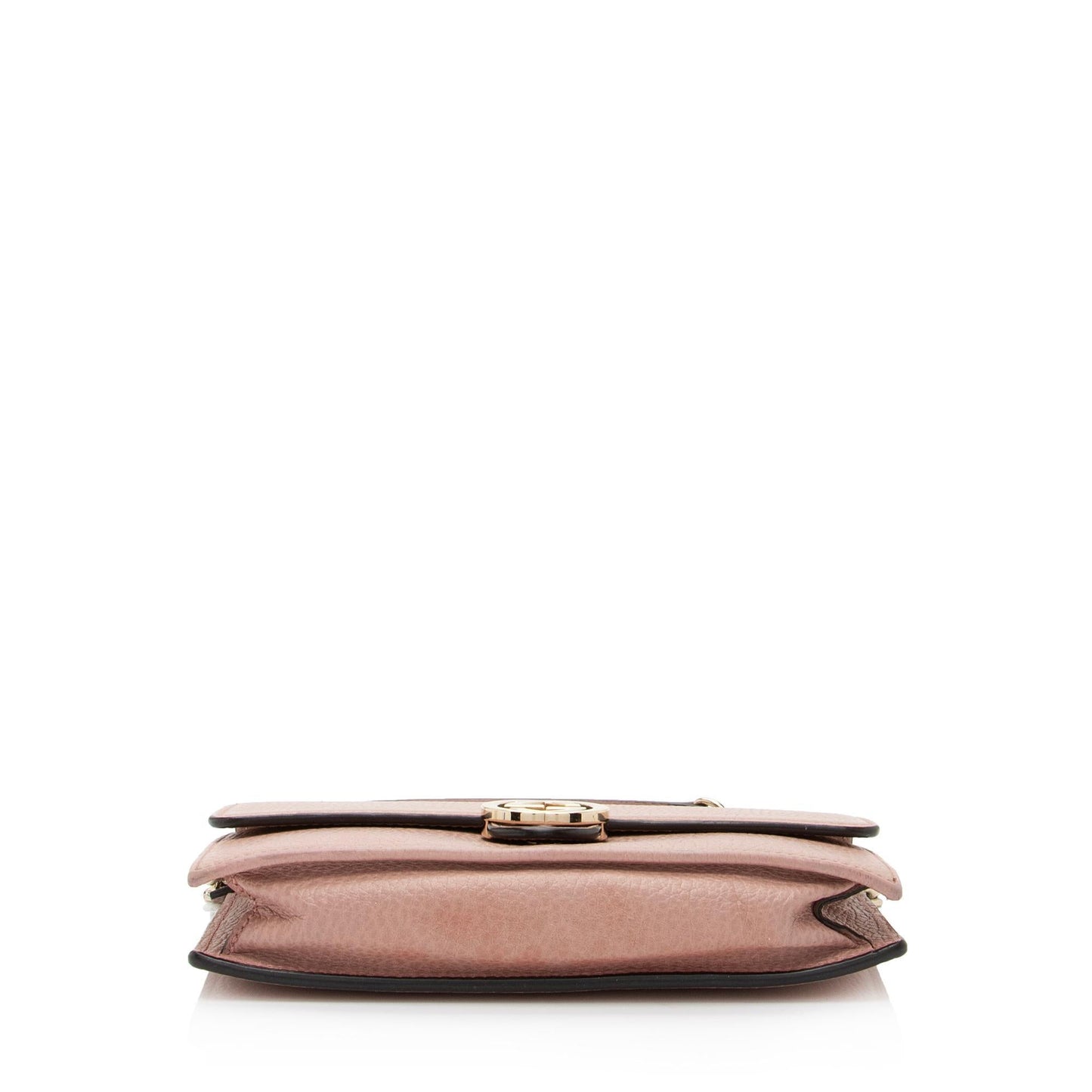 Gucci Grained Calfskin Interlocking G Chain Wallet (SHF-wuQC6s)