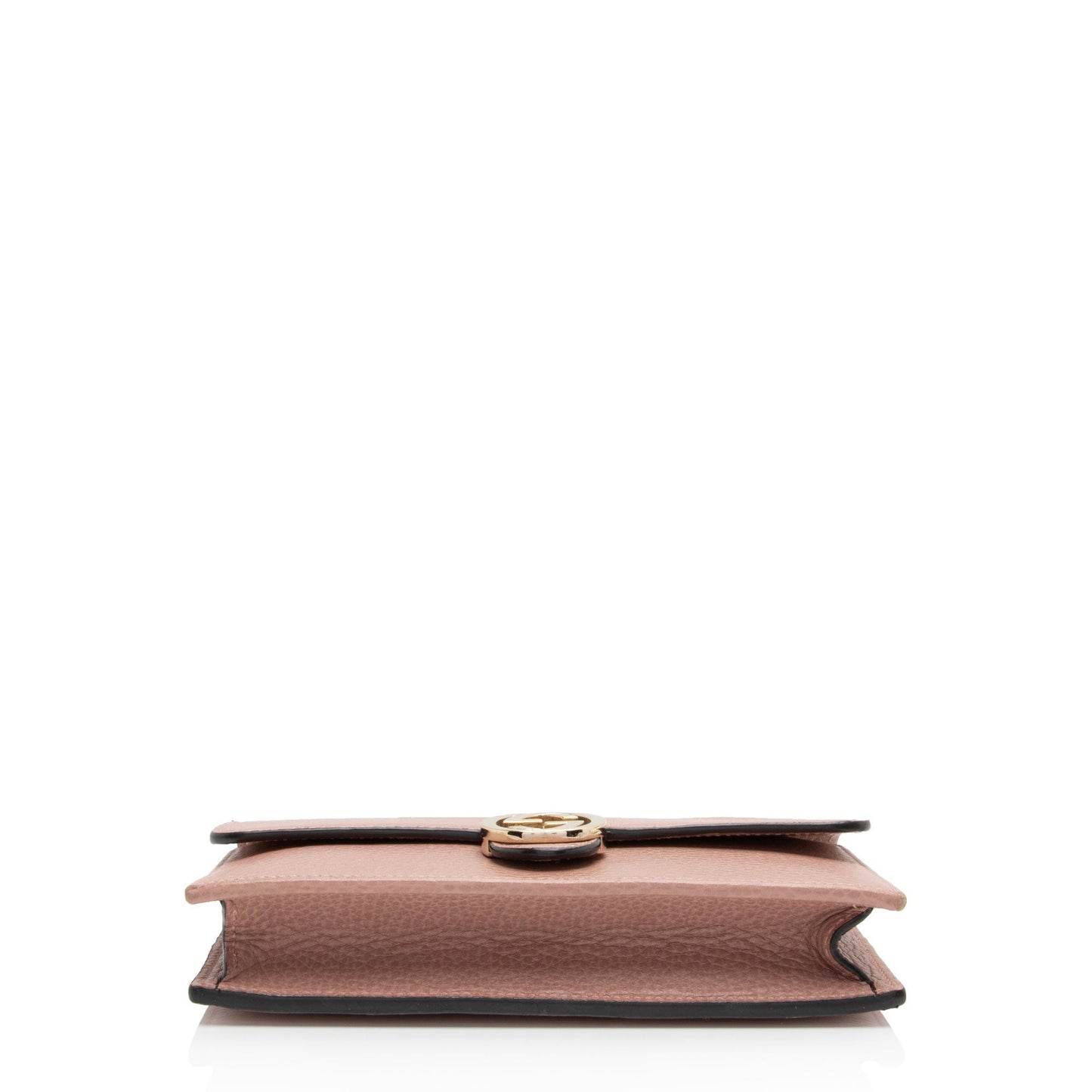 Gucci Leather Interlocking G Chain Wallet (SHF-ynDxvx)
