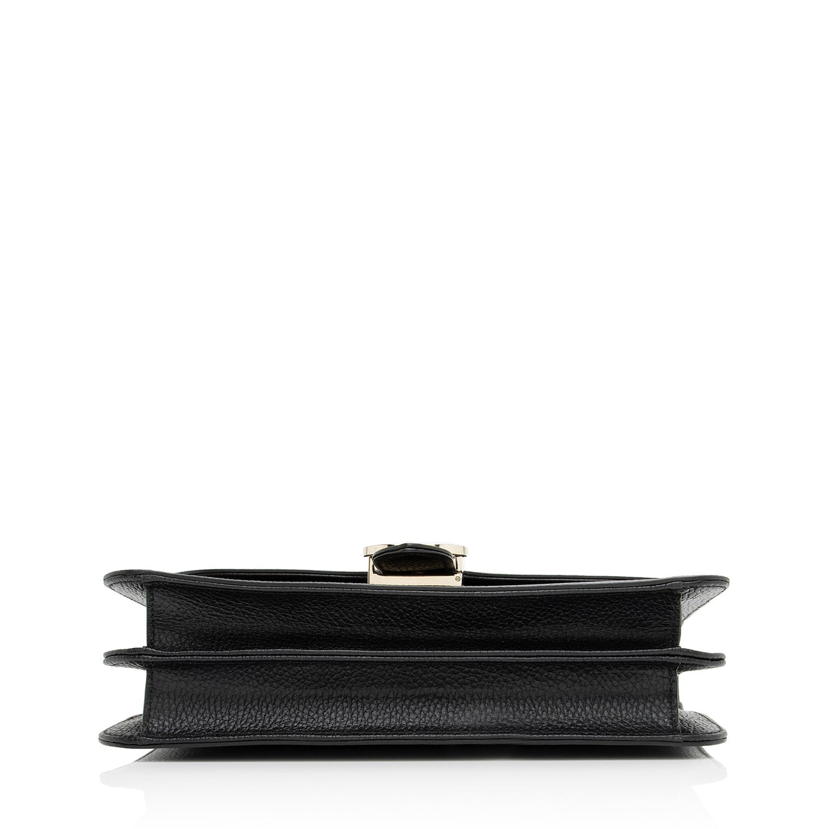 Gucci Grained Calfskin Interlocking G Medium Shoulder Bag (SHF-23261)